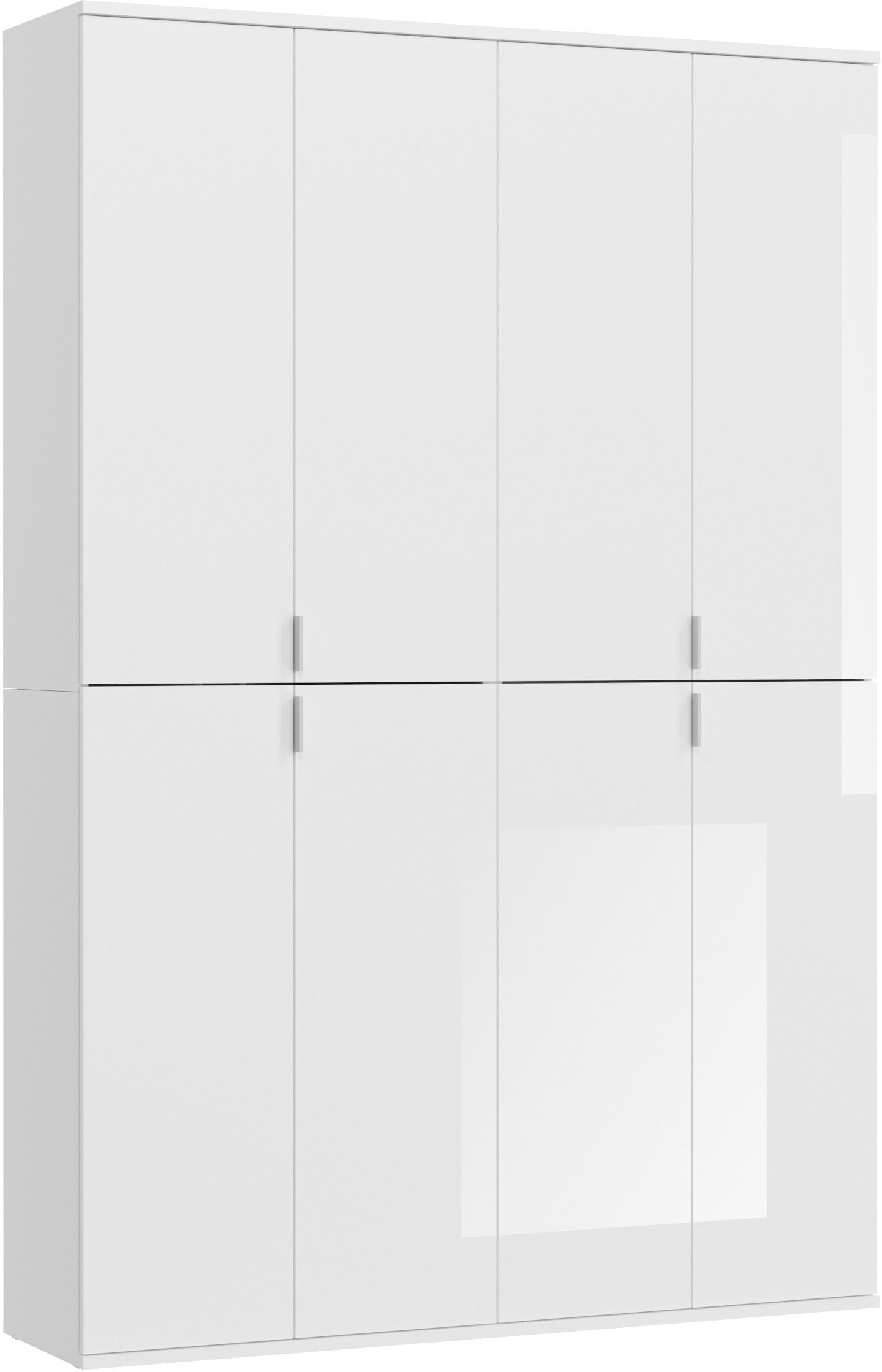 Image of Home affaire Garderoben-Set "Trondheim, Breite 122cm, best. aus 2 Schränken, 8 Türen, 18 Fächer" Set, 2 Stk. tlg.