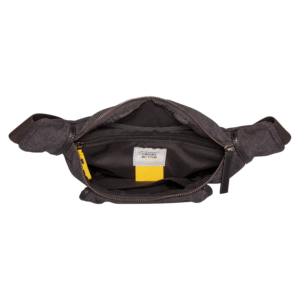 camel active Bauchtasche »MOUNTAIN Belt bag«, mit modischen Lederapplikationen