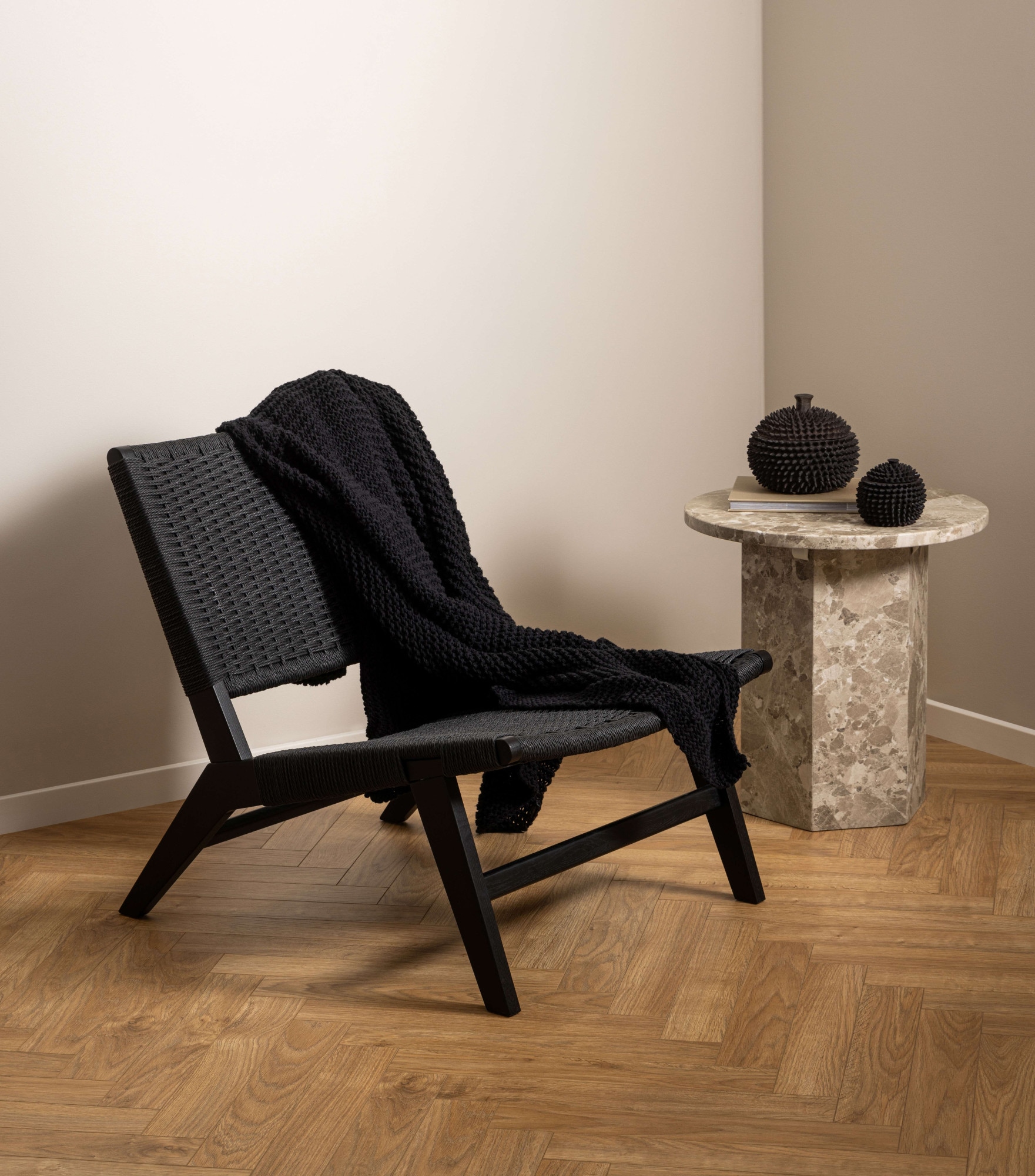 ACTONA GROUP Loungesessel »Carson« Eiche, minimalistischer Stil, erhältlich in zwei Farben