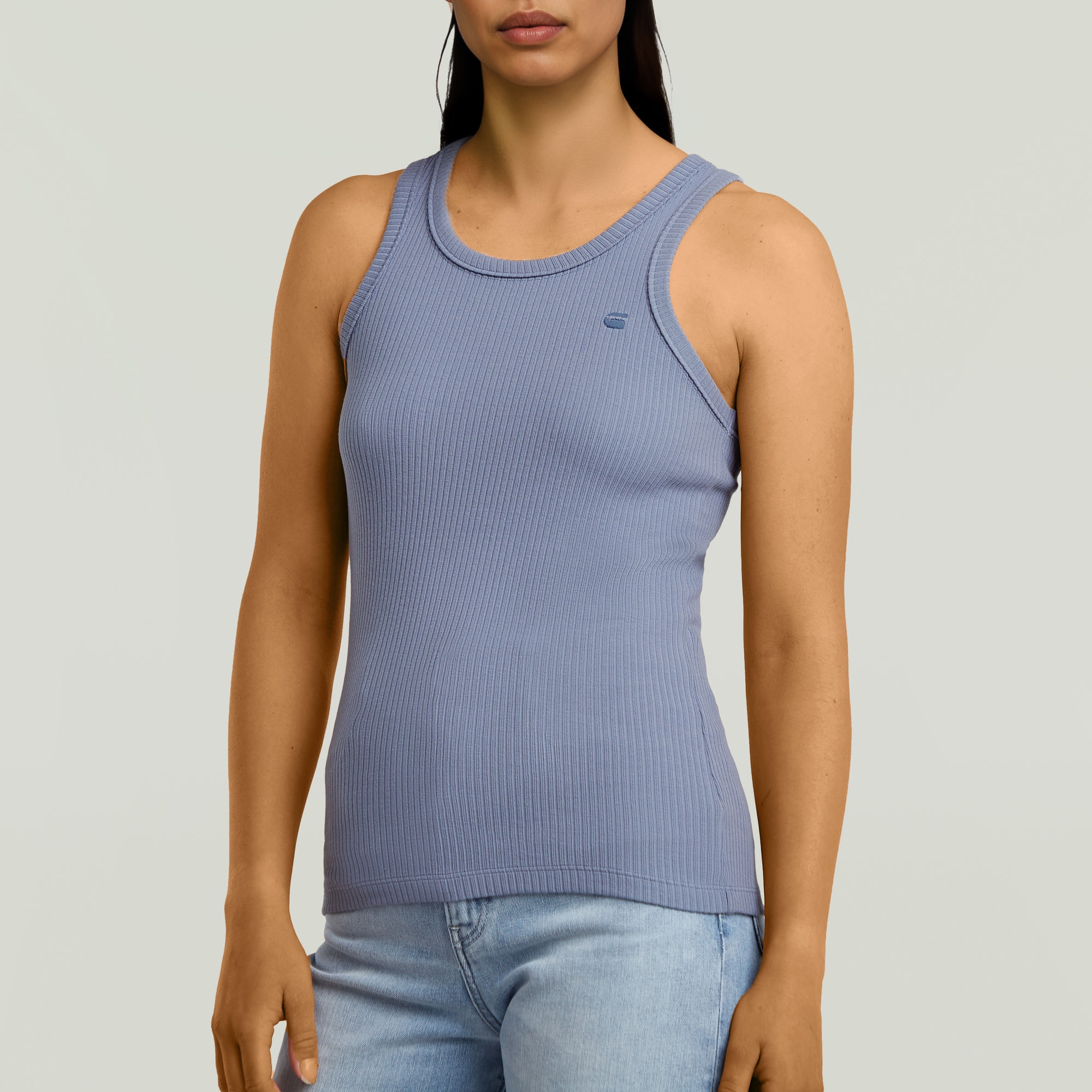 G-STAR Tanktop »Ribbed Tanktop« mit breiten Trägern