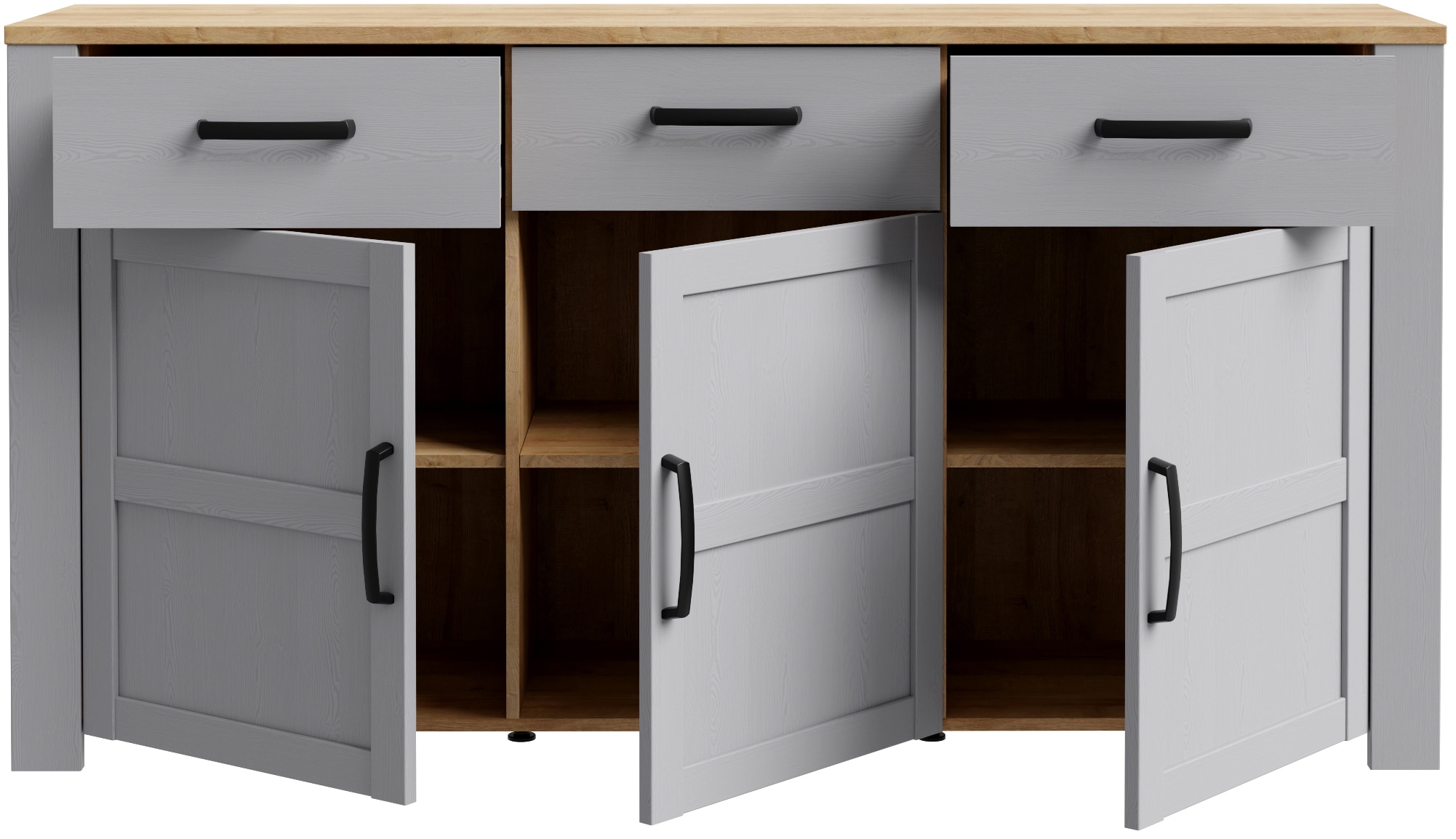 FORTE Buffet »Bohol, Sideboard, Soft-Close, Stauraum« Largeur 166 cm