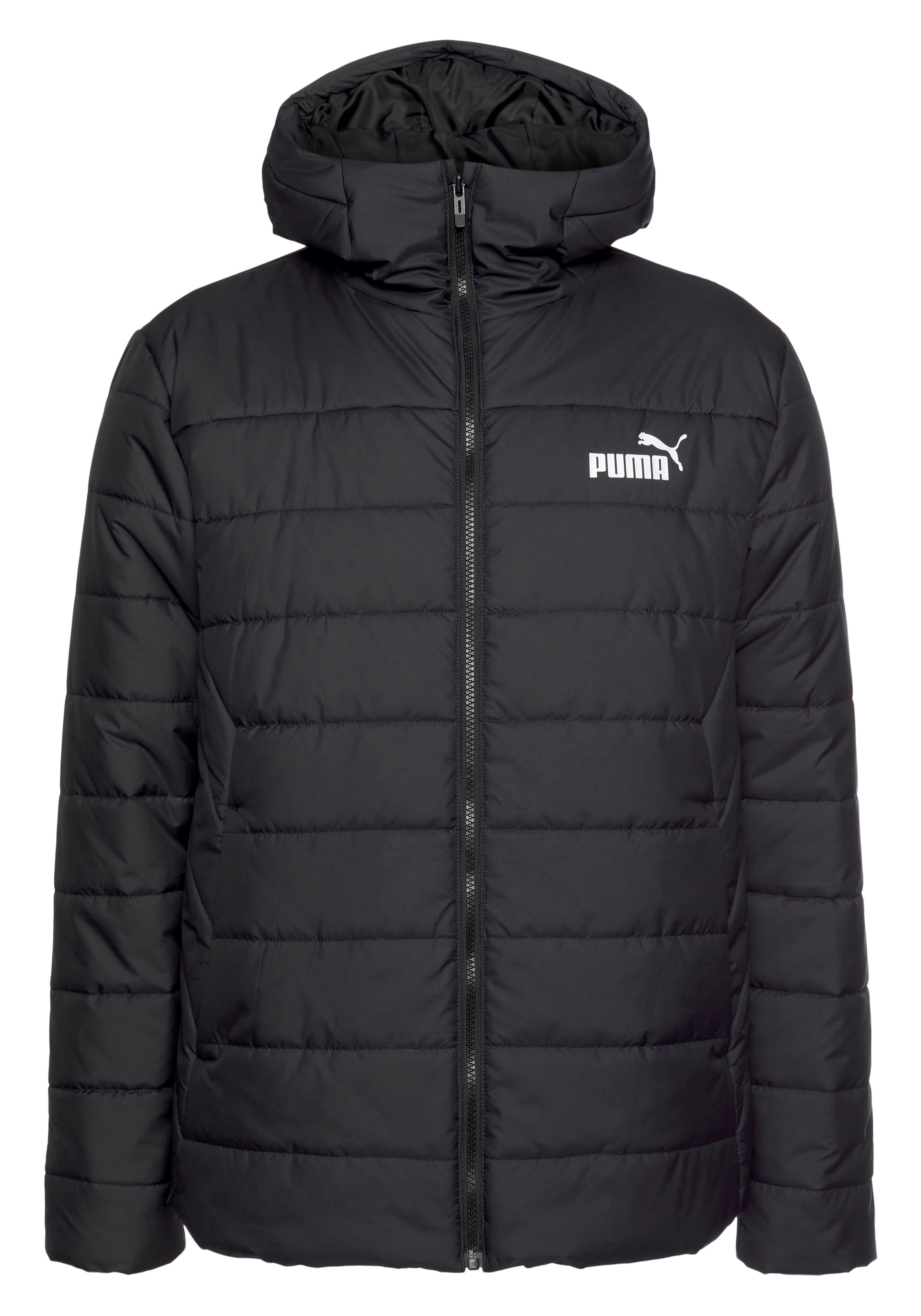 PUMA Steppjacke »ESS HOODED PADDED JACKET«, mit Kapuze