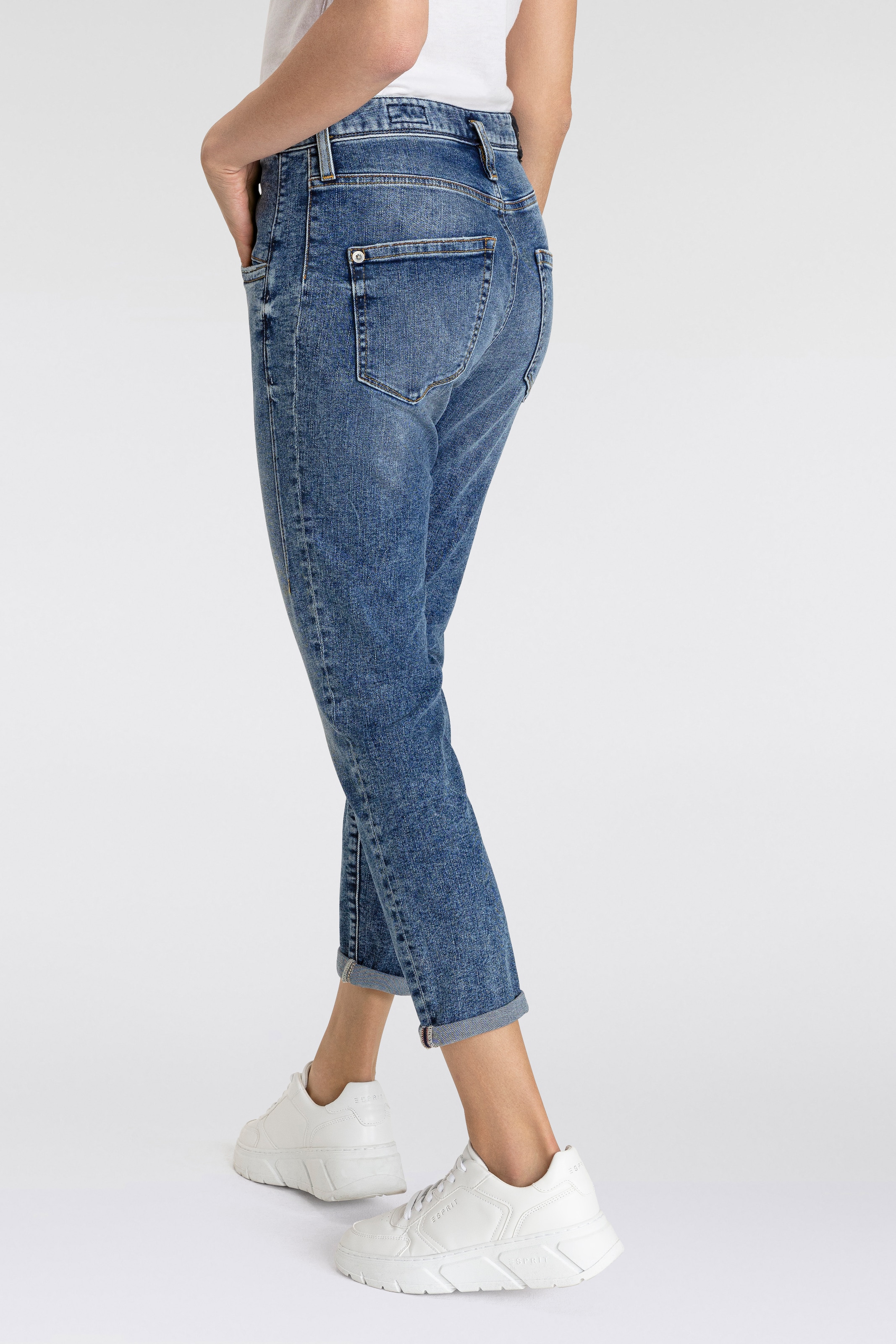 Herrlicher 7/8-Jeans »Shyra Cropped Denim«, mit umgeschlagenem Saum