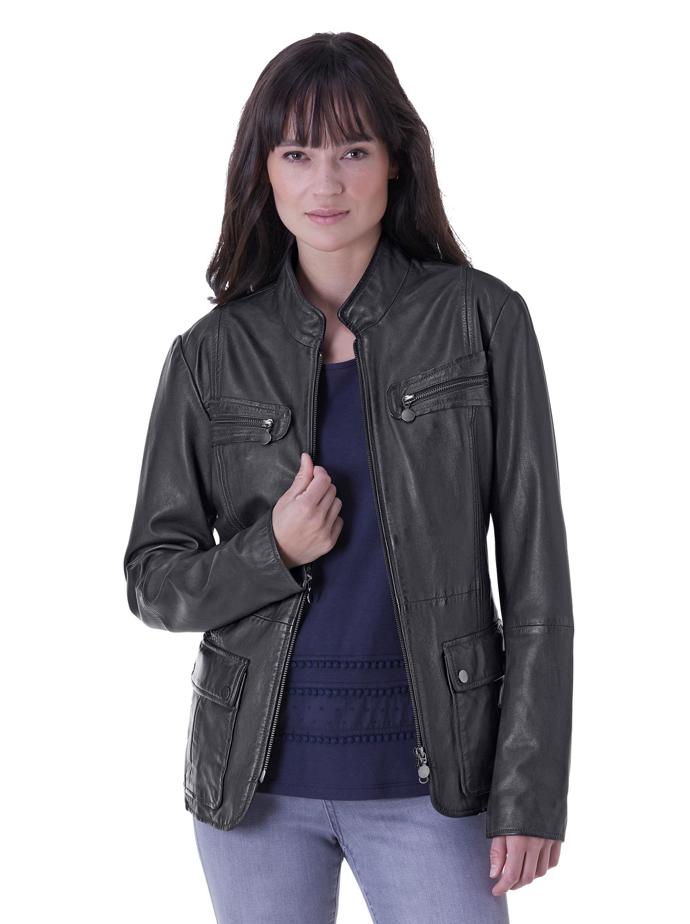 Image of CREATION L PREMIUM Lederjacke bei Ackermann Versand Schweiz