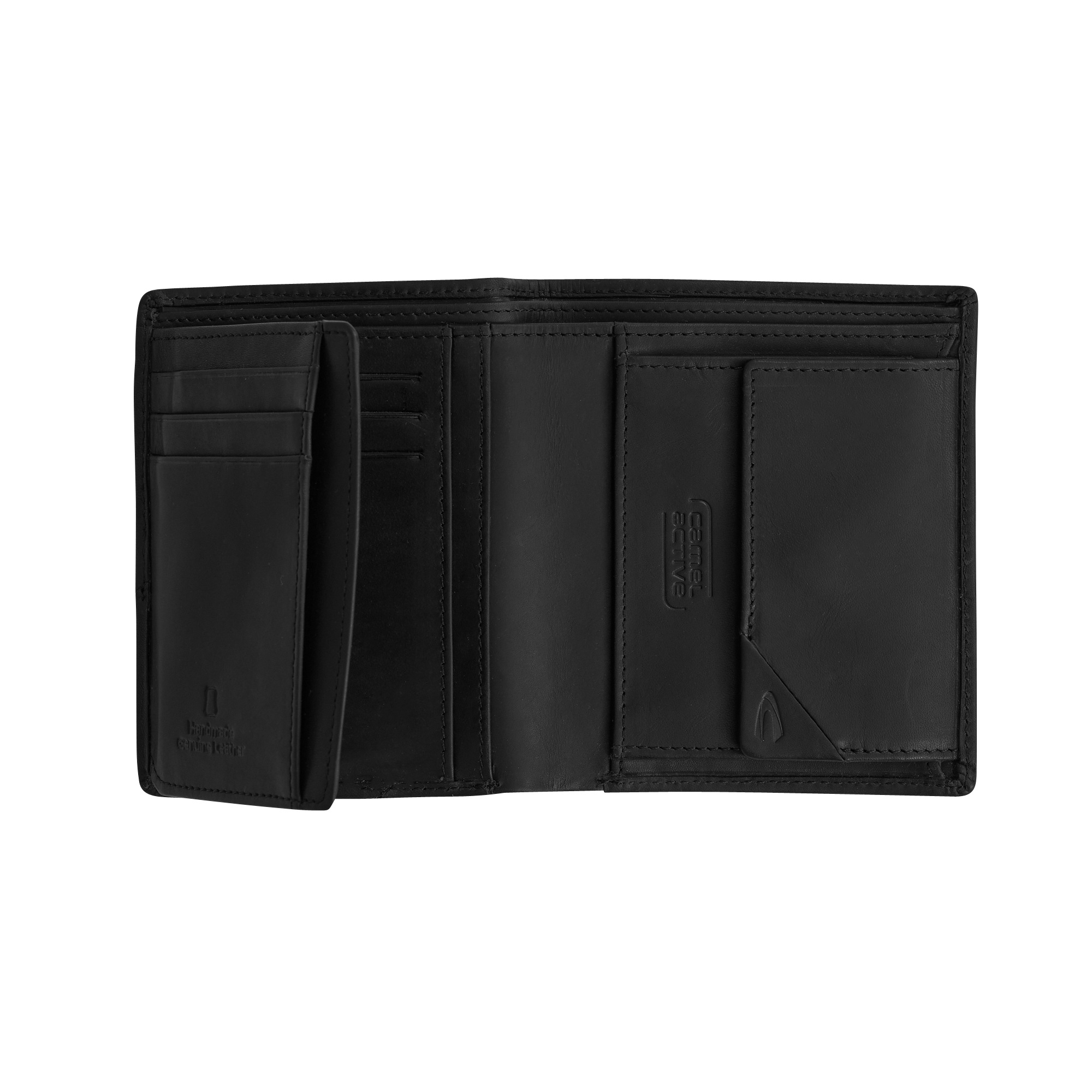 Camel Active Taiga  Brieftasche im Hochformat mit RFID, schwarz