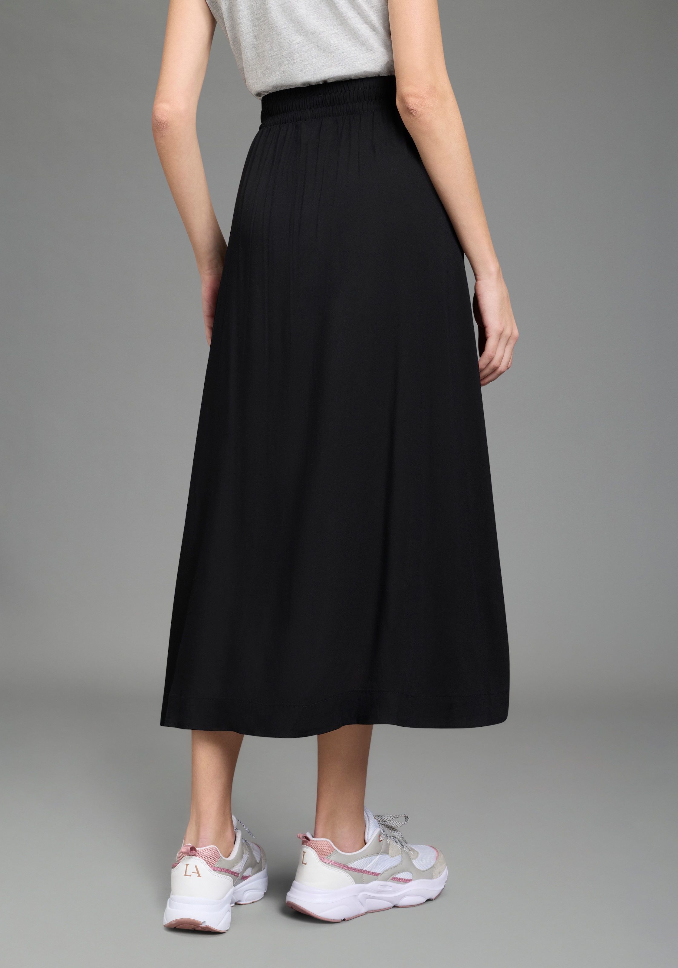 Laura Scott Maxirock mit bequemem Komfortbund und Gummizug