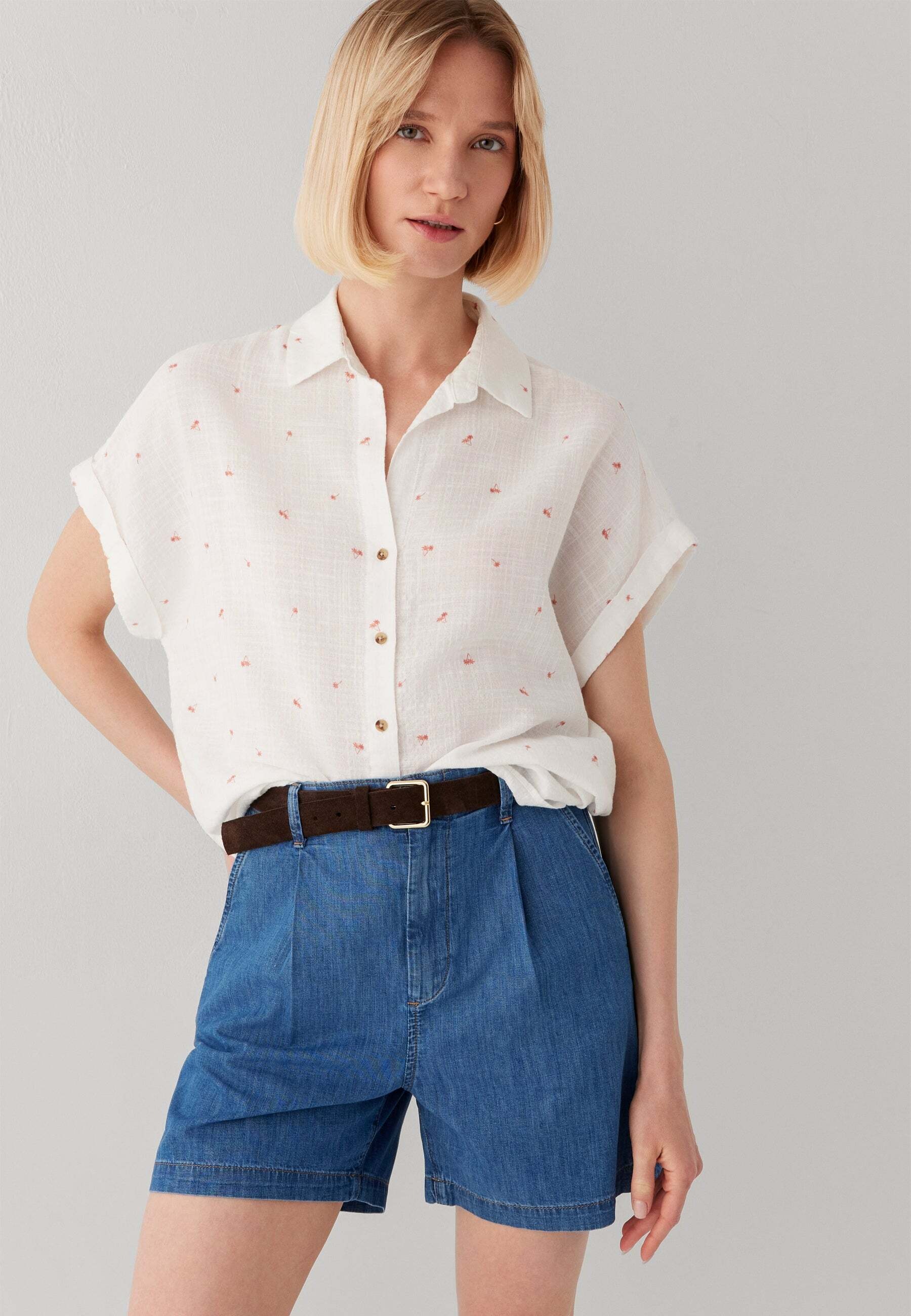 Mavi Blouse à manches courtes »Mavi Kurzarmbluse Short Sleeve Woven«