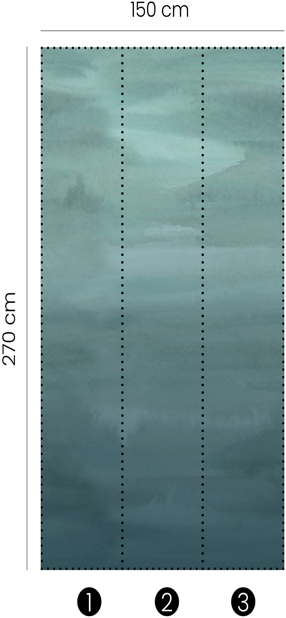 Fashion for walls Papier peint photo »Misty Mood« Phthalate frei