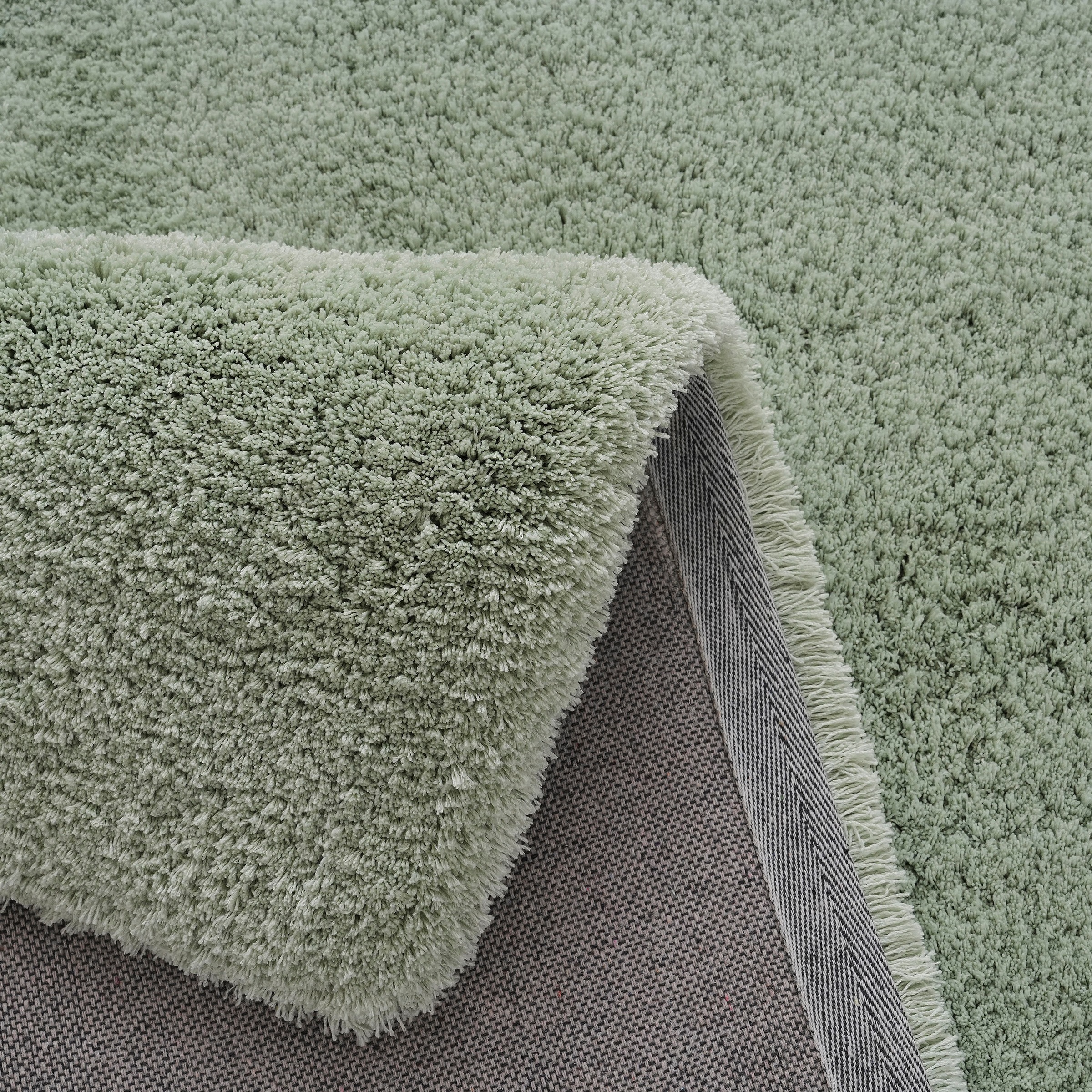 my home Hochflor-Teppich »Microfaser Teppich Magong, besonders weich, sehr feiner Flor«, rechteckig, 25 mm Höhe, uni, Wohnzimmer, Schlafzimmer, Kinderzimmer, auch rund und als Läufer