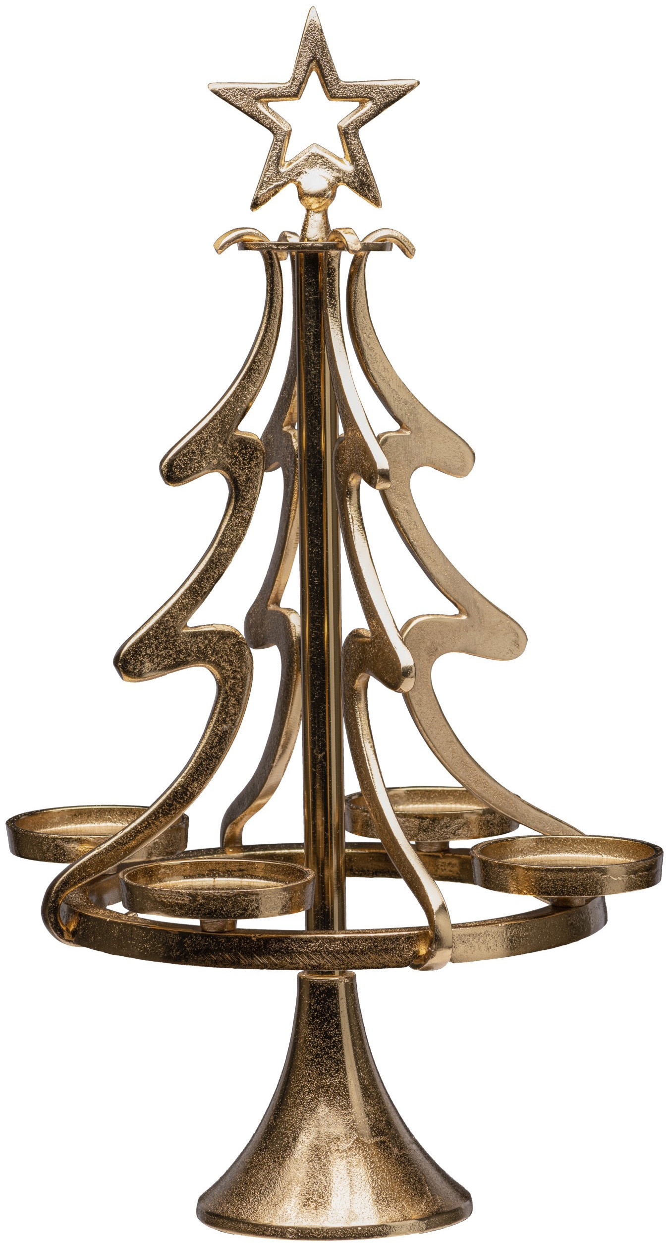 my home Adventsleuchter »Tannenbaum, kaufen St.), 72 günstig Kerzenständer Aluminium, (1 aus Höhe cm Weihnachtsdeko«