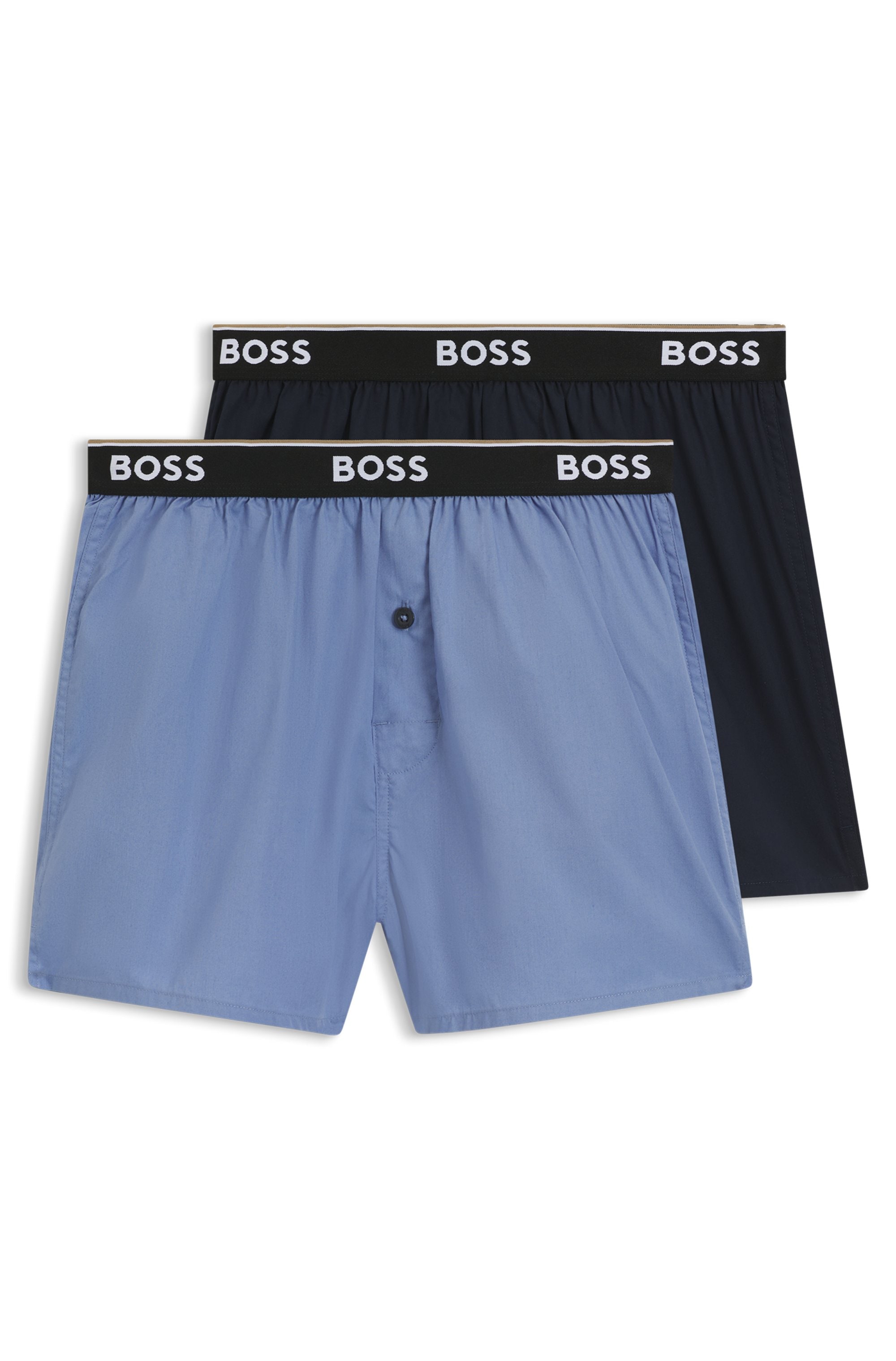 BOSS Pyjamashorts  aus Baumwolle, elastischer Bund