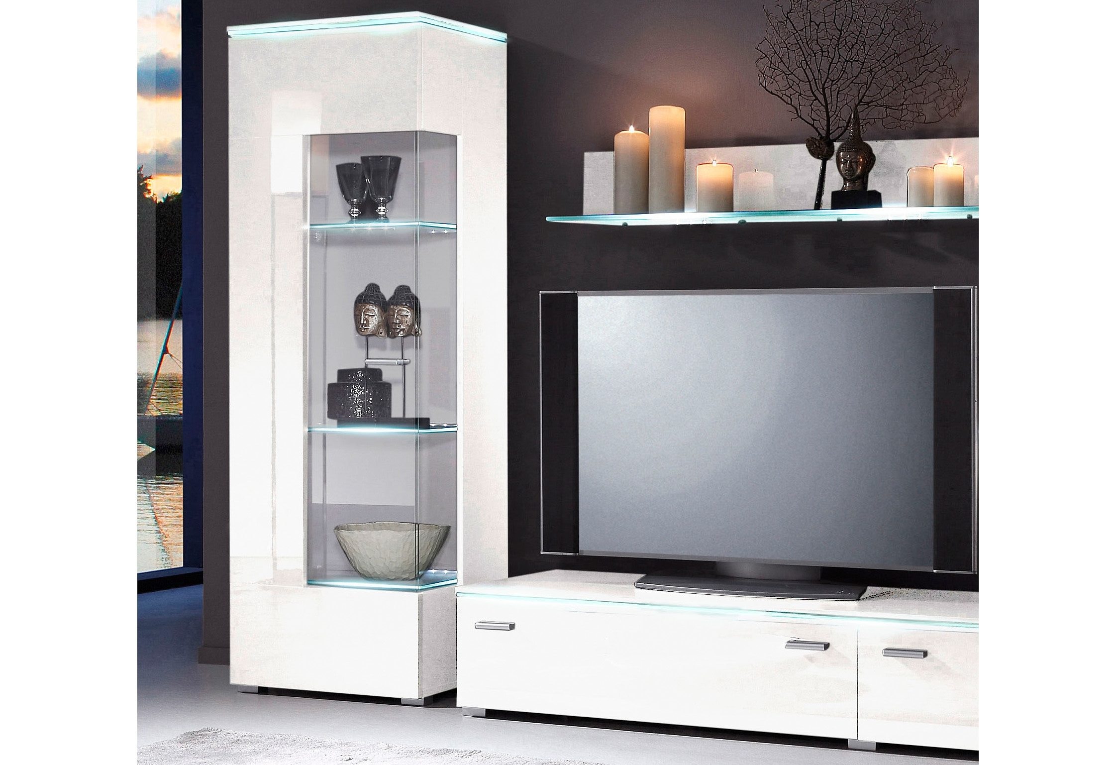 Image of Höltkemeyer Vitrine "Happy" Höhe 148 cm