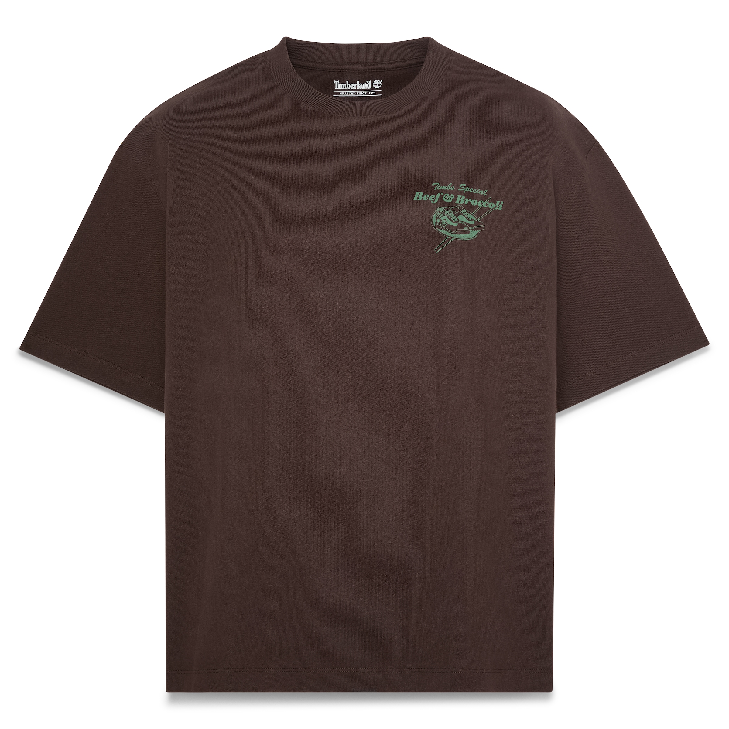Timberland T-Shirt »Beef&Broccoli Graphic Tee« mit Grafik-Print, aus Baumwolle, auch in grossen Grössen