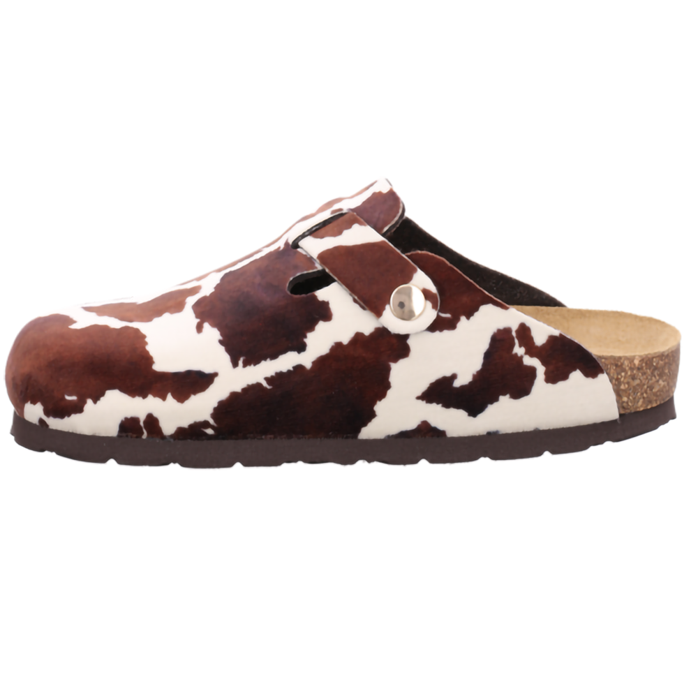 Rohde Sabot »Alba«  chausson, mule avec motif taches de vache intégral