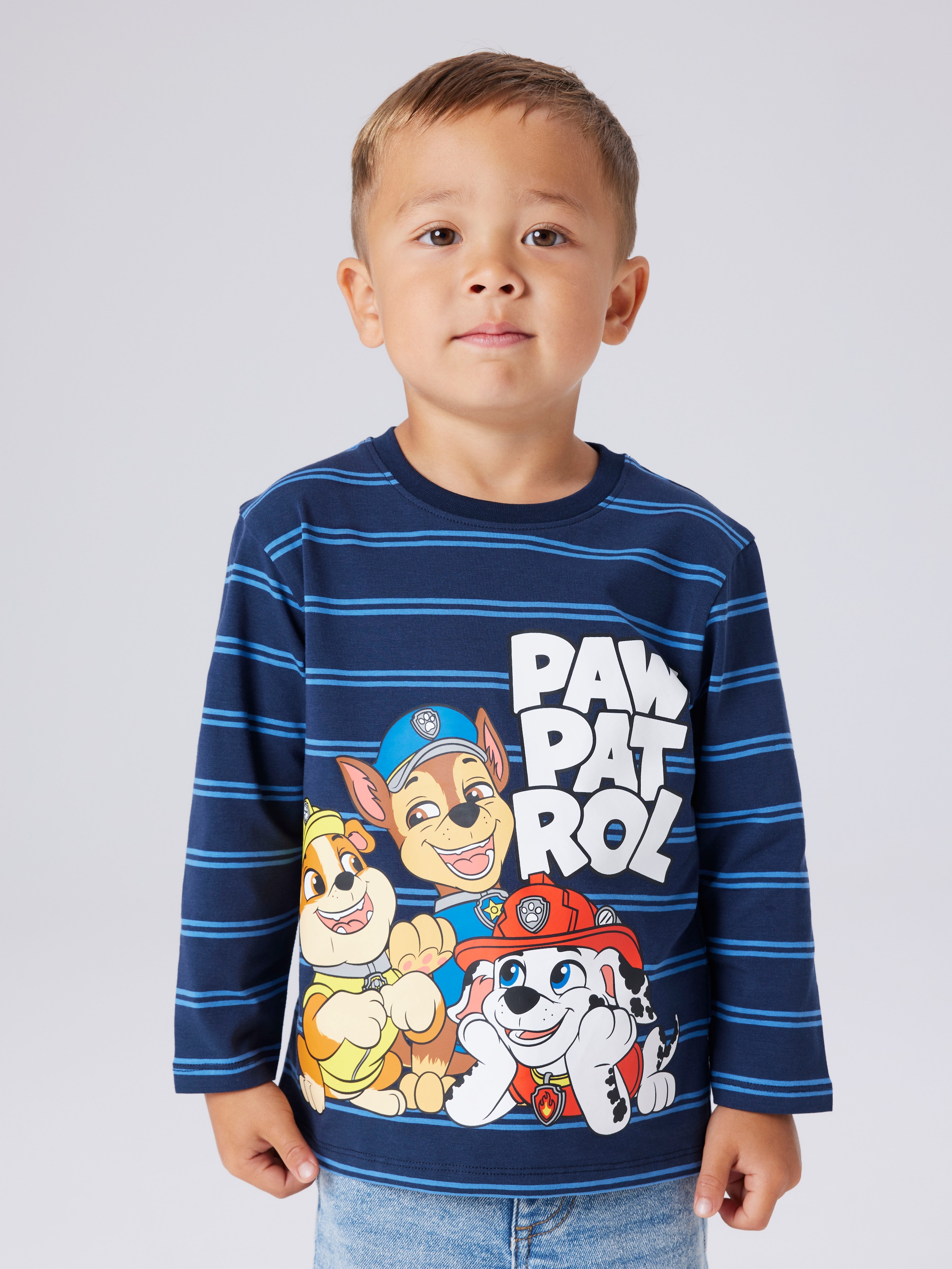 Image of Name It T-Shirt "NMMJOSHUE PAW LS NREG TOP NOOS CPLG"