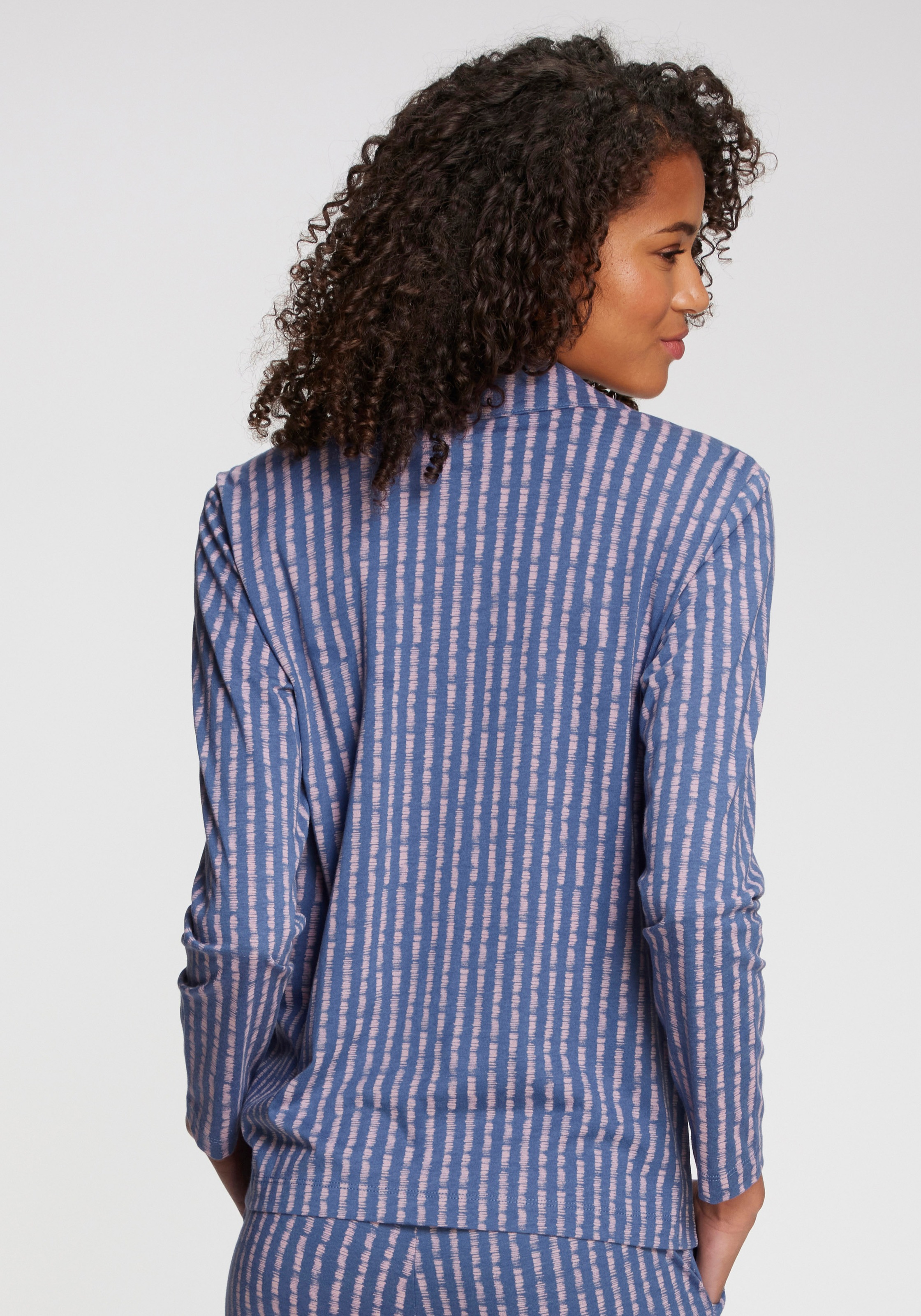 Vivance Dreams Pyjamaoberteil, mit schönem Allover-Muster