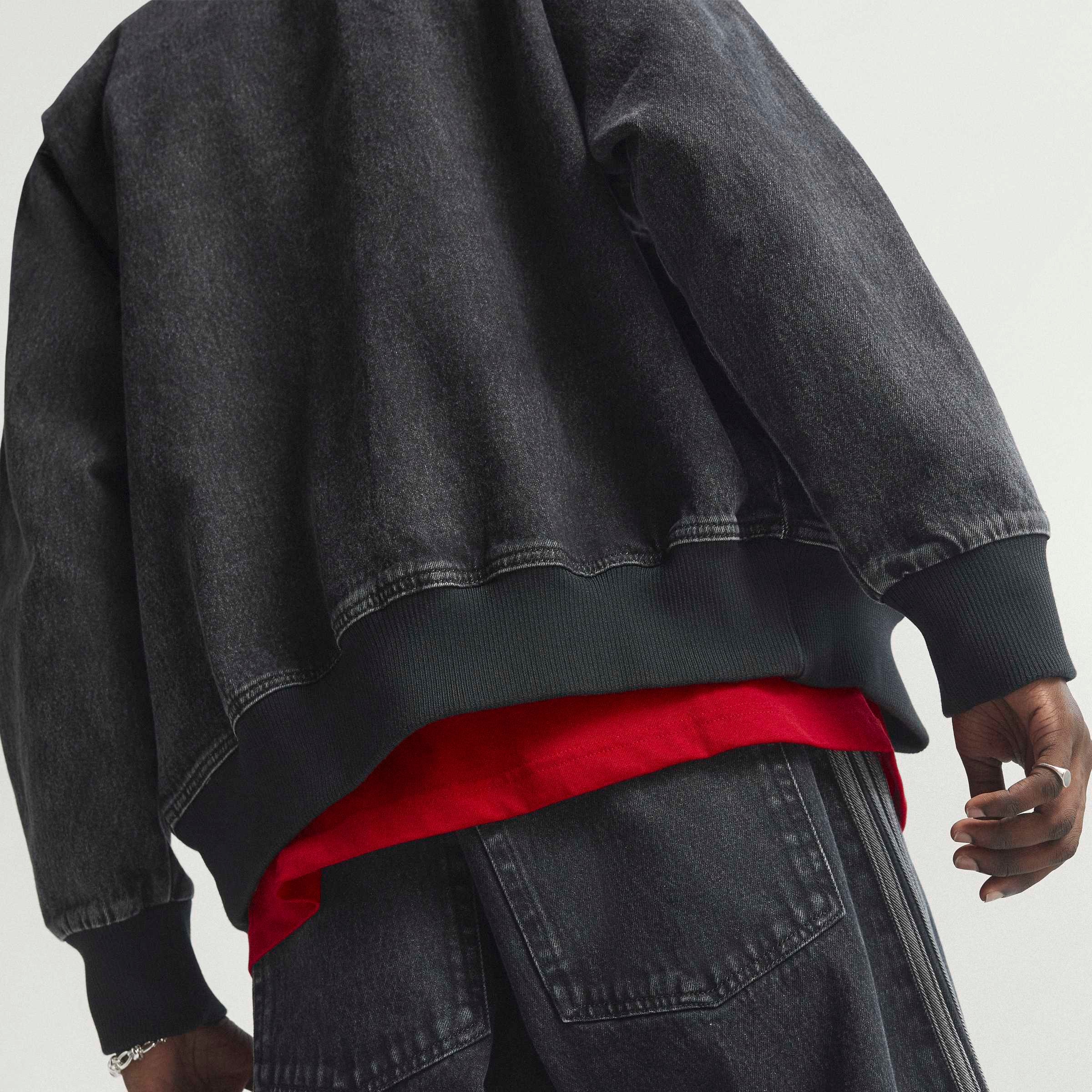 adidas Originals Jeansjacke »DENIM FB TT« mit Reissverschluss, aus Baumwolle