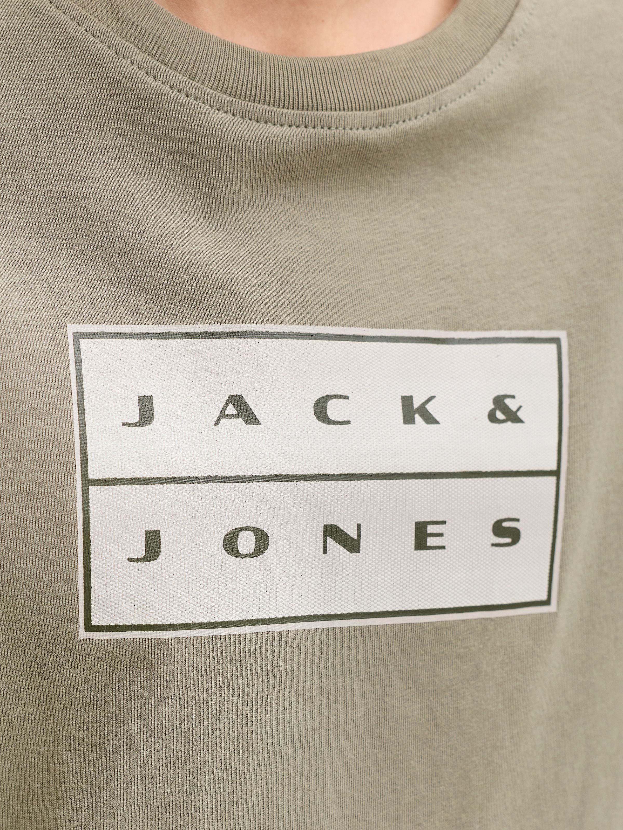Jack & Jones Junior »JCOFUSION DOTS PRINT TEE SS CN JNR« Baumwolle, normal geschnitten