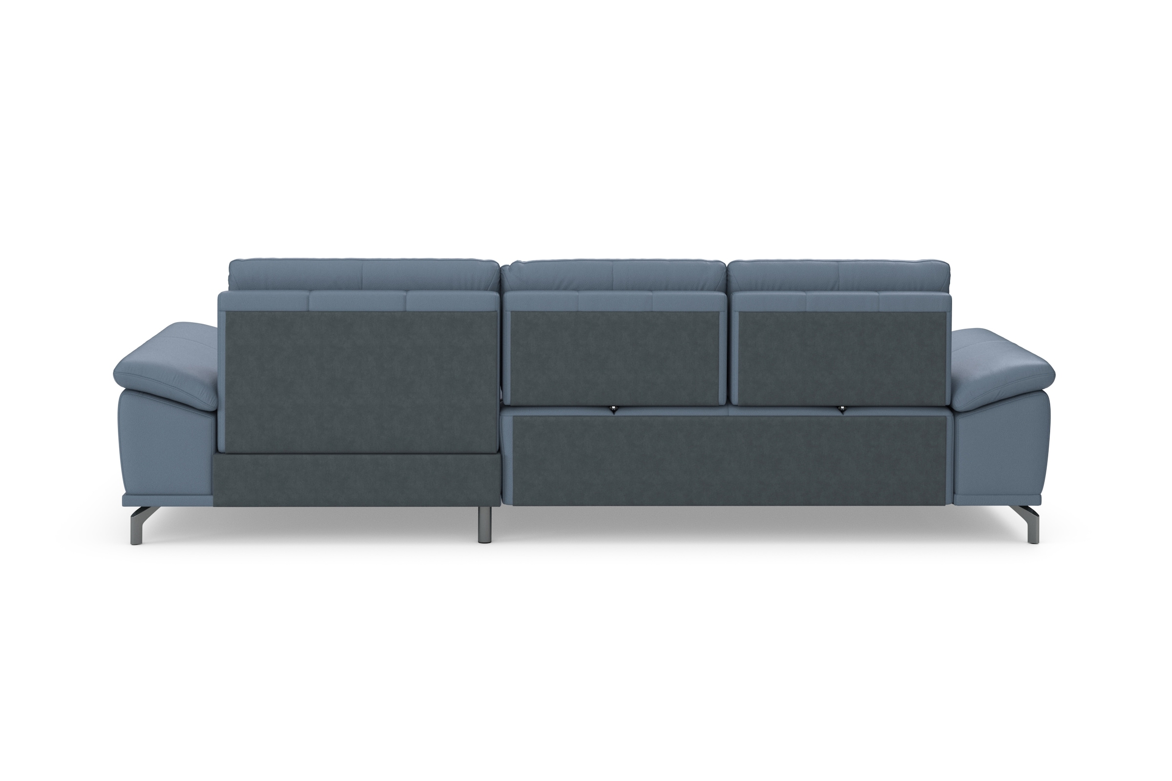 Places of Style Ecksofa Costello, mit Sitztiefenverstellung und Armlehnfunktion, incl. 3 Nierenkissen