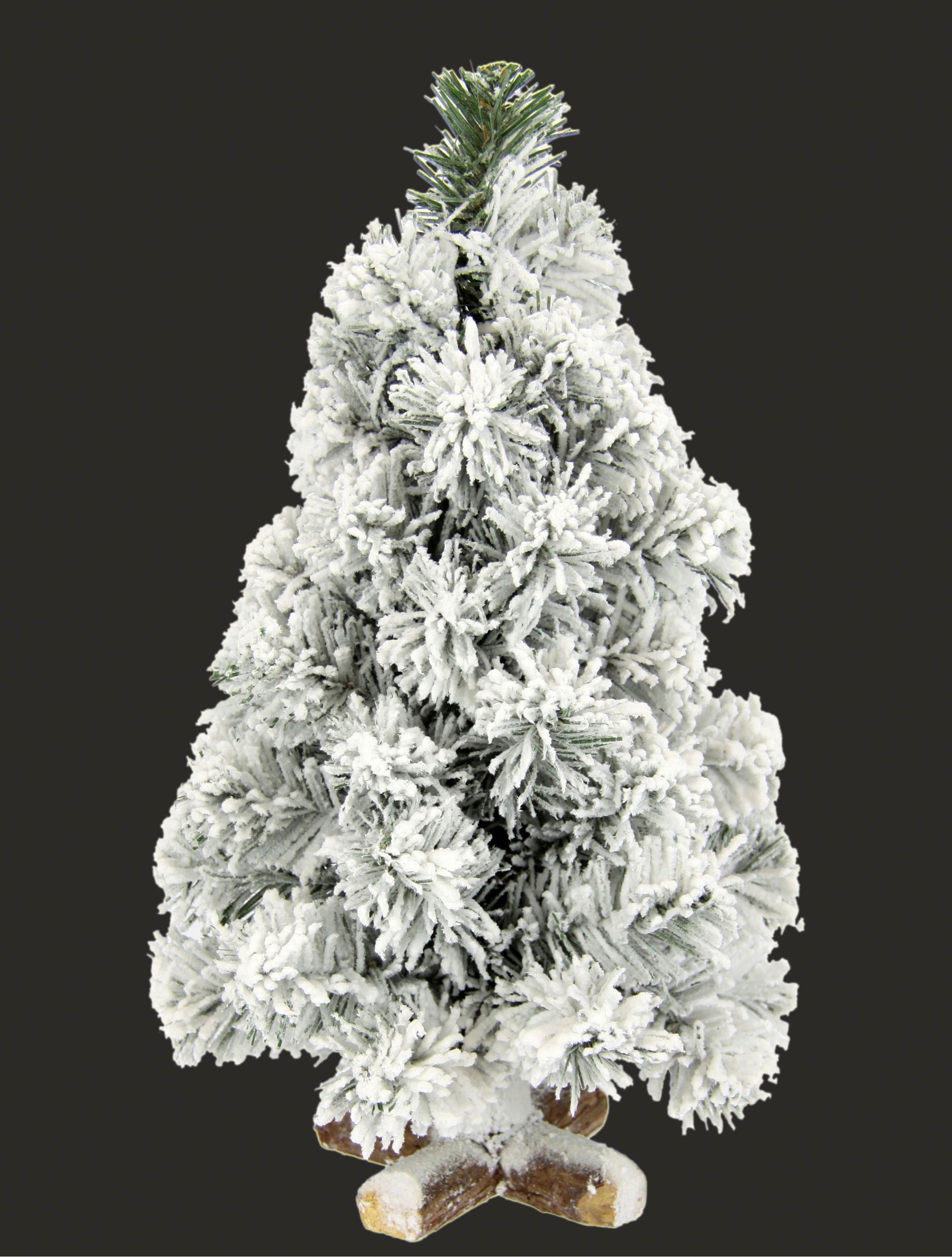 I.GE.A. Dekobaum »Weihnachtsdeko, Weihnachtsbaum«, Tannenbaum auf Holzfuss  mit Kunstschnee 38 cm bequem kaufen