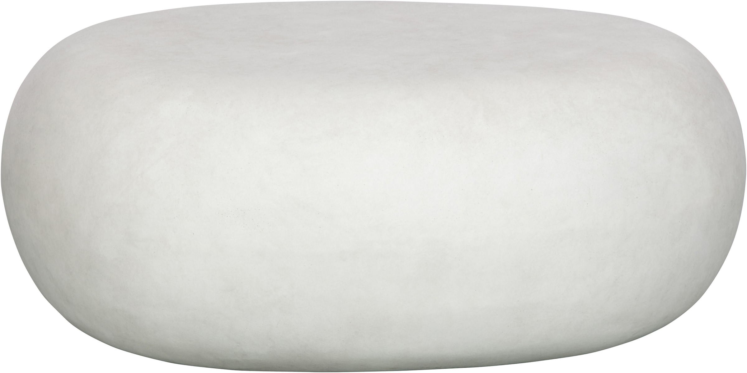Image of WOOOD Beistelltisch "Pebble aus Fiberclay mit abgerundeter organischer Form" Tragkraft 90 kg, Glasfaser-Ton-Verbundmaterial, pflegebedürftig