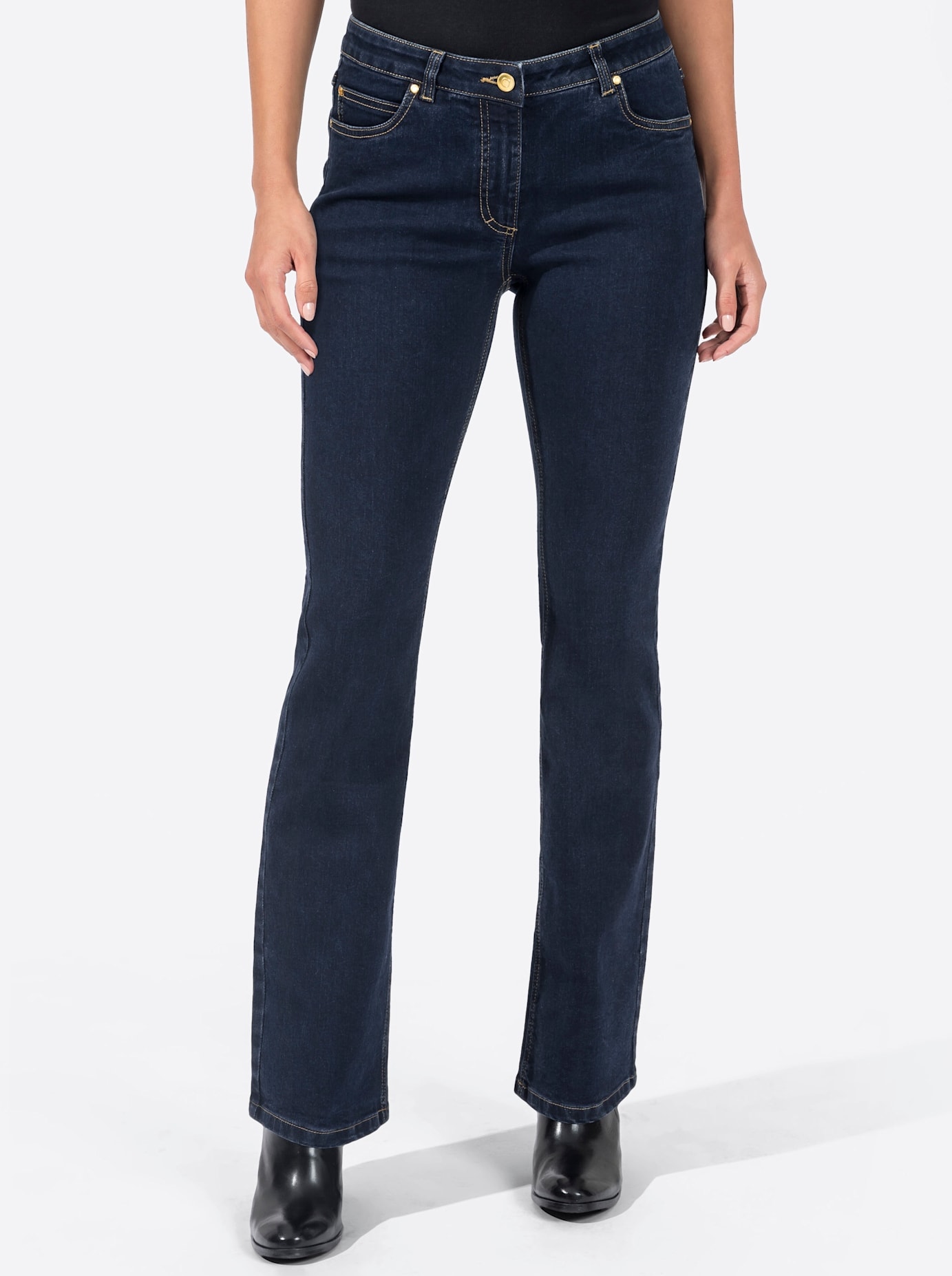 Bootcut-Jeans, (1 tlg.)