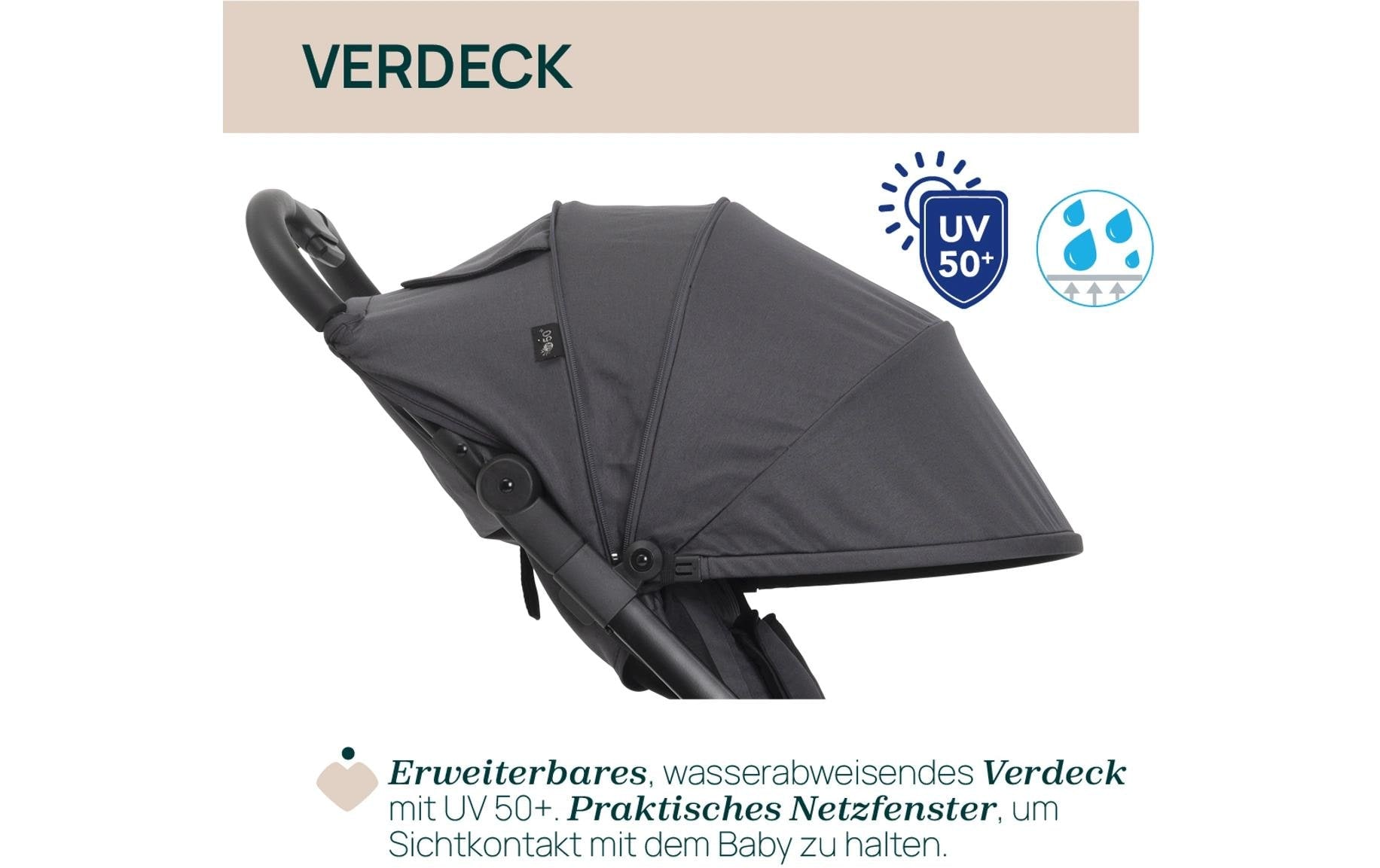 Chicco Poussette pour enfants »Aero-We Sportwagen Ebony« 22 kilos