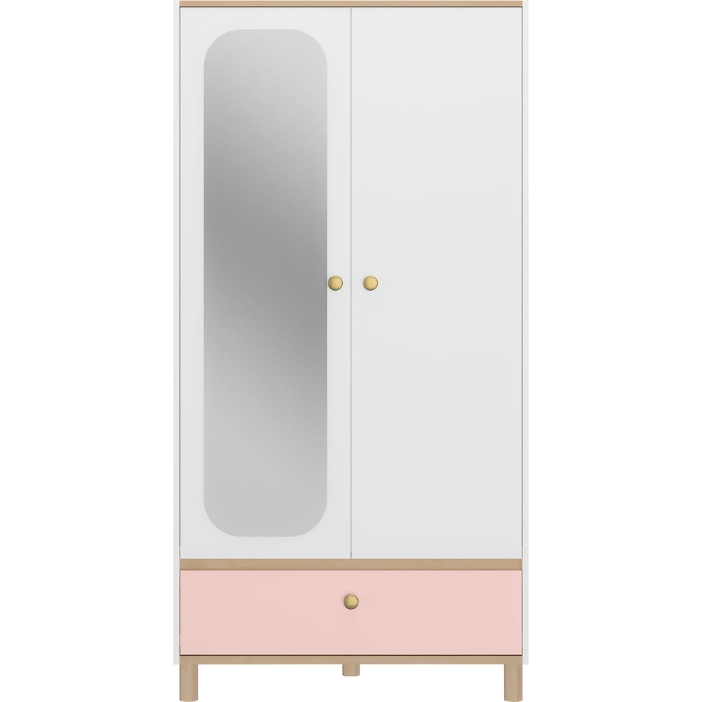 Gami Kleiderschrank »Romy«, (1 St.), Elegantes Design für eine sanfte und feminine Atmosphäre.