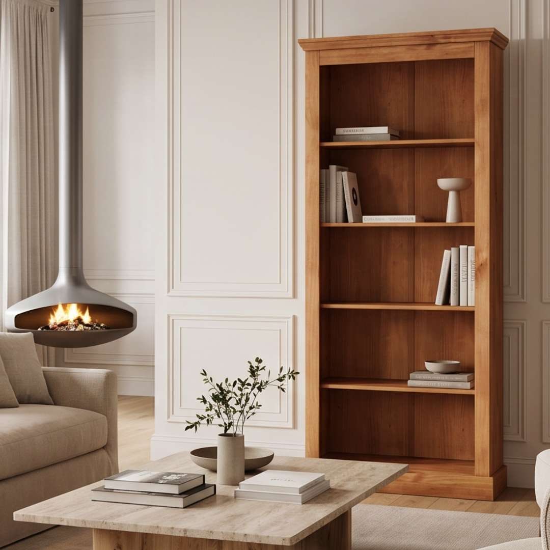 GOODproduct Bücherregal »Selma, Standregal, Stauraumregal, aus massivem Kiefernholz. FSC®« mit 1 festen und 3 verstellbaren Einlegeböden, Breite 80cm, Höhe 180cm
