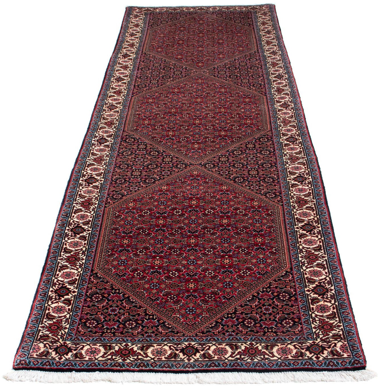 Image of morgenland Seidenteppich »Bidjar Medaillon 305 x 78 cm«, rechteckig, 1,5 mm Höhe, Unikat mit Zertifikat bei Ackermann Versand Schweiz