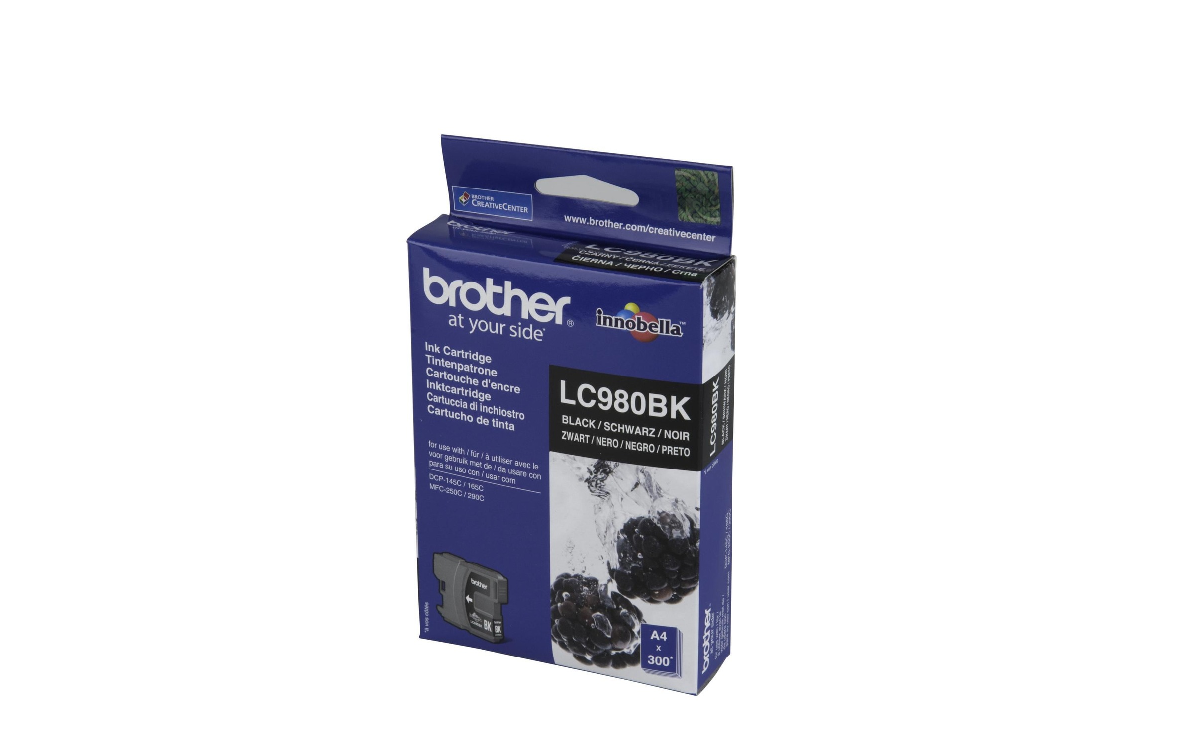 Brother Tintenpatrone »LC-980BK Black«, (1 St.)