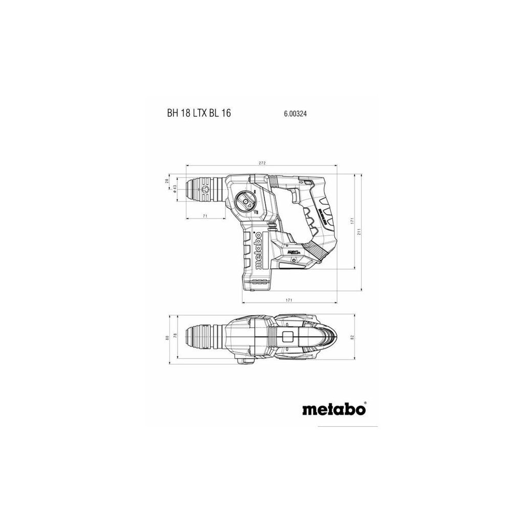 metabo Elektrowerkzeug-Set »Metabo Akku-Maschinen Set BS 18 LT«