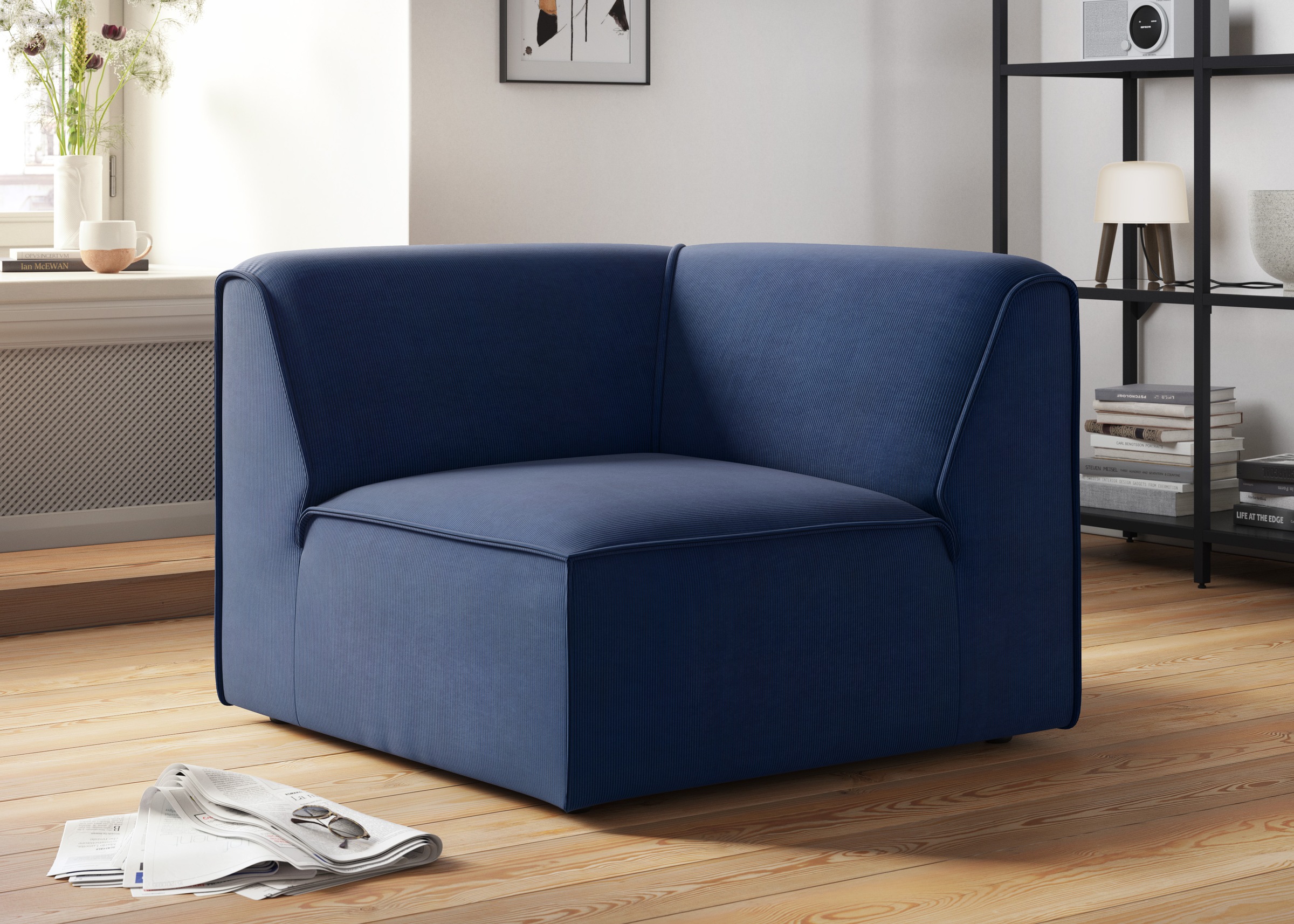 RAUM.ID Sofa-Eckelement »Merid, Sofaelement, Masse B/T/H: 97/97/46 cm«, als Modul oder separat verwendbar, für individuelle Zusammenstellung
