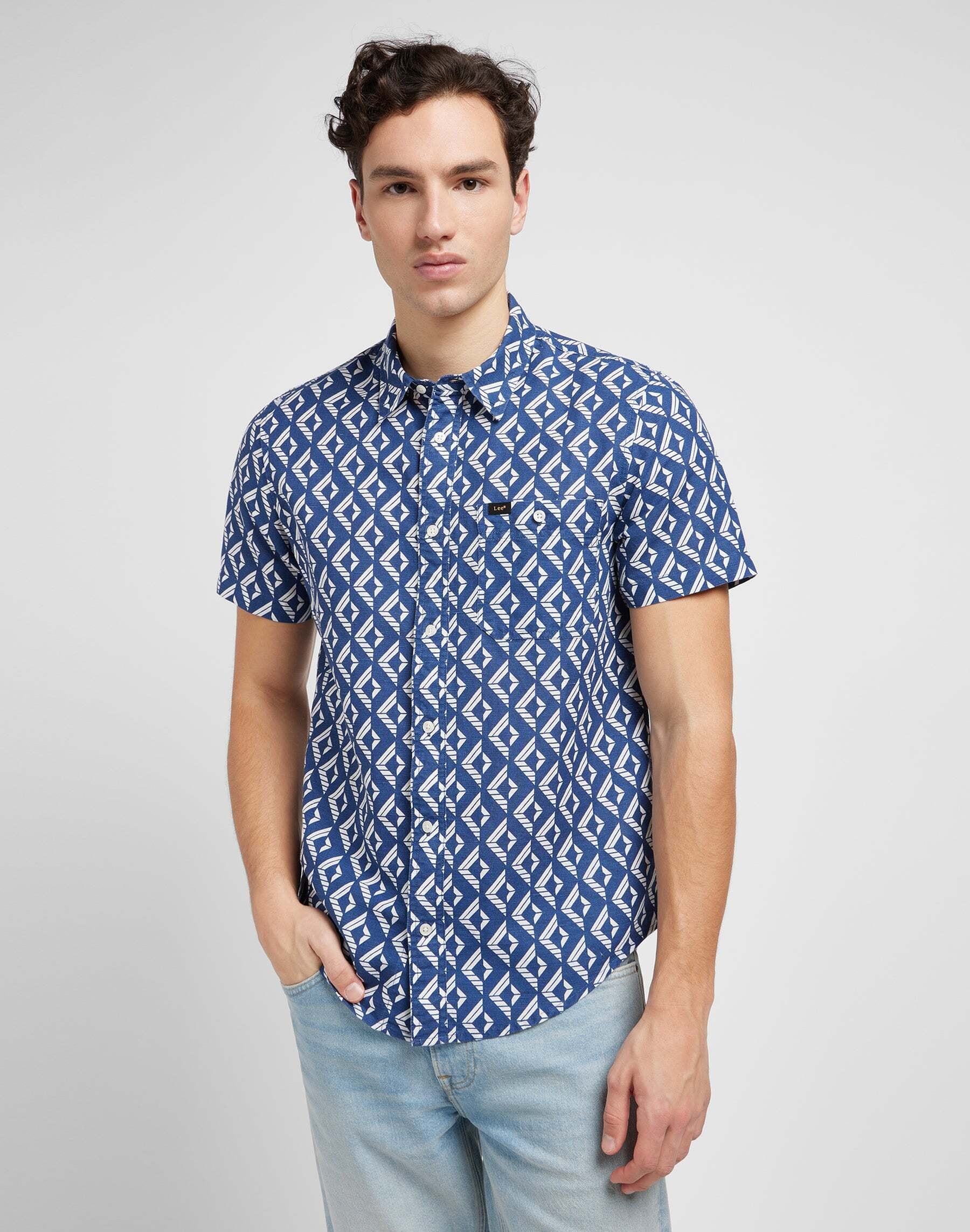 Lee® Leinenhemd »LEE Hemden Kurzarm Leesure Shirt«