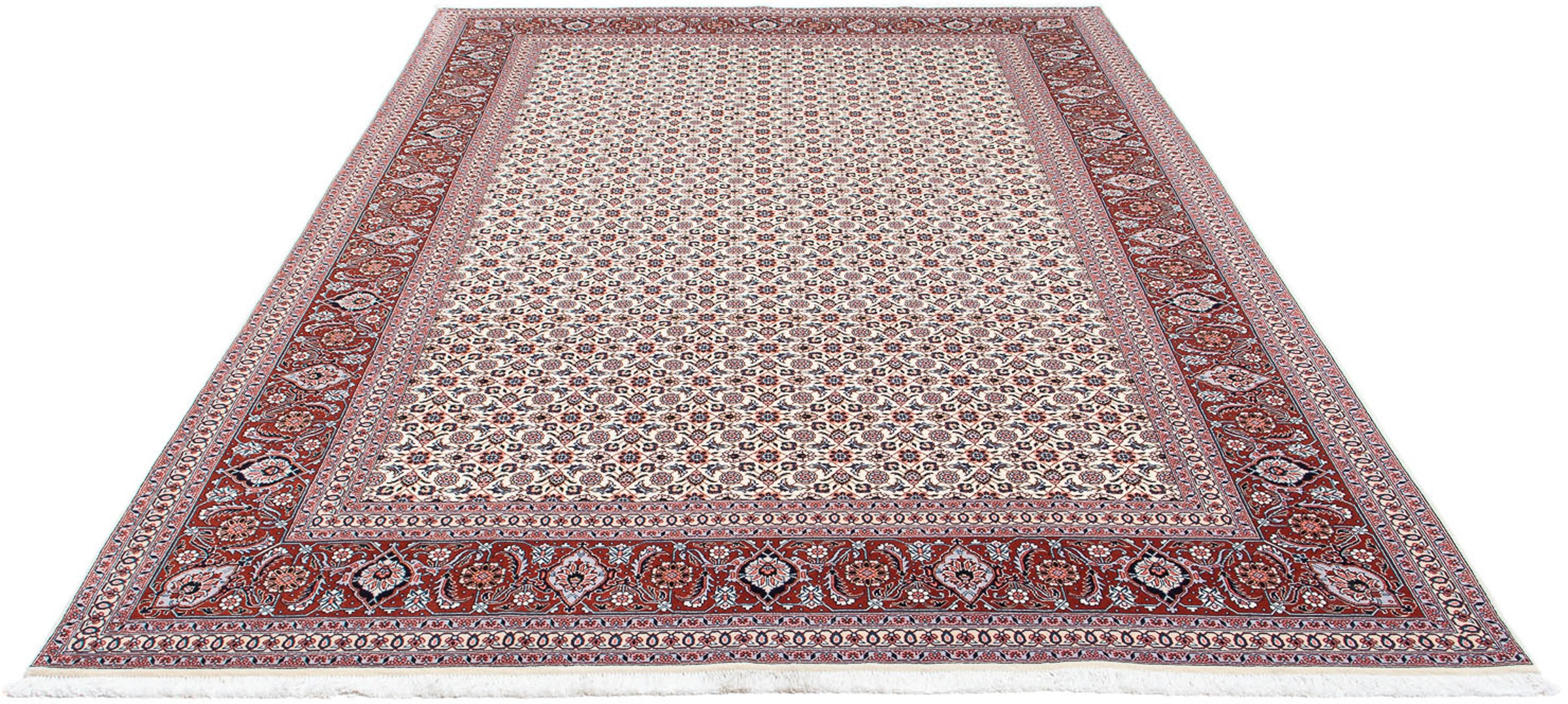 Image of morgenland Orientteppich »Perser - Täbriz - 308 x 205 cm - beige«, rechteckig, 10 mm Höhe, Wohnzimmer, Handgeknüpft, Einzelstück mit Zertifikat bei Ackermann Versand Schweiz
