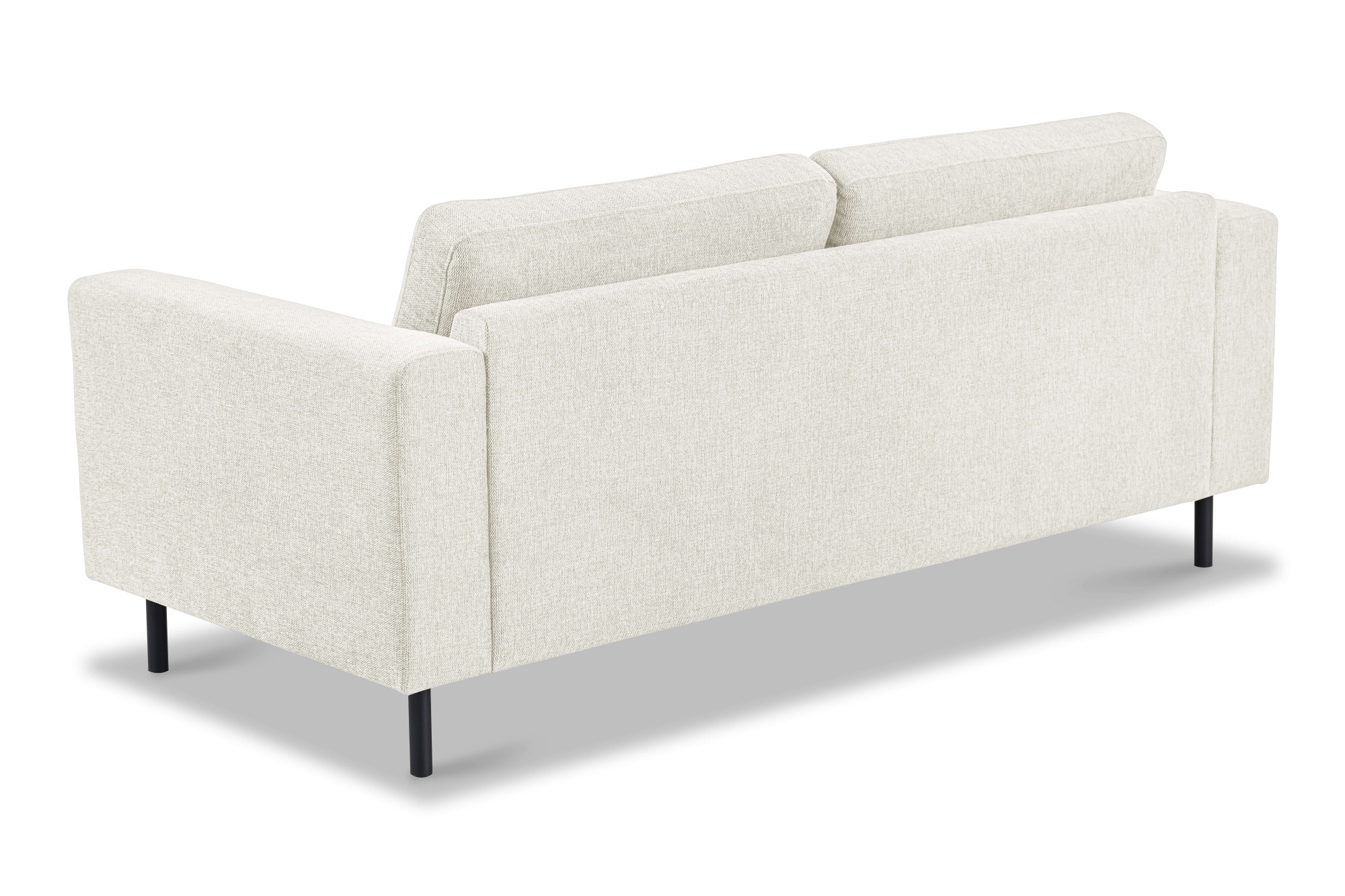 GOODproduct 2,5-Sitzer »Sveeva, Kompaktsofa, B.183 cm, schwarze Metallfüsse« langlebiger Webstoff, mit Wellenunterfederung, viele Farben