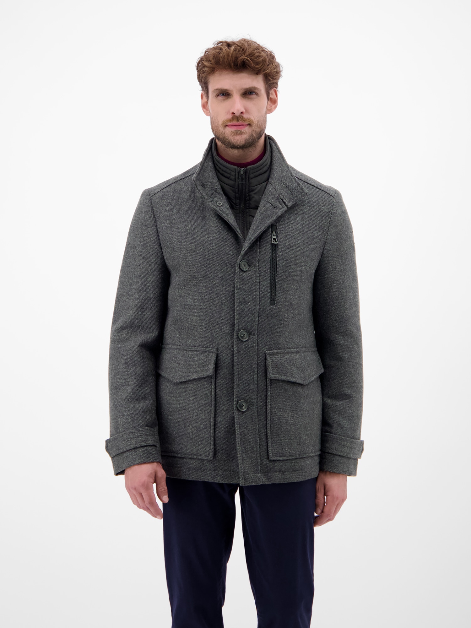 LERROS Manteau en laine »Herren Kurzmantel«