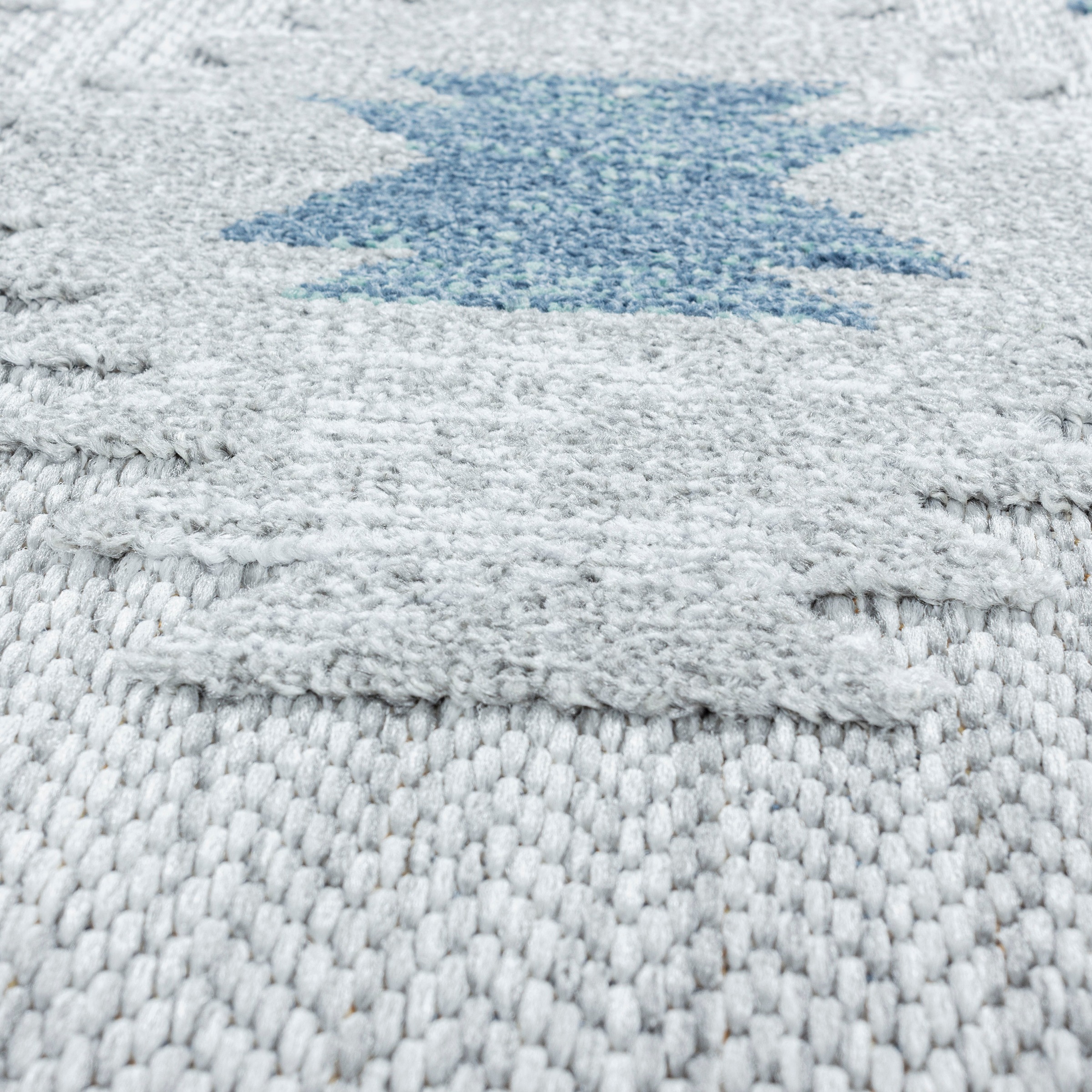 Ayyildiz Teppiche Teppich »BAHAMA 5153«, rechteckig, 8 mm Höhe, Läufer, Flachflor mit Hoch-Tief-Struktur, In-und Outdoor geeignet