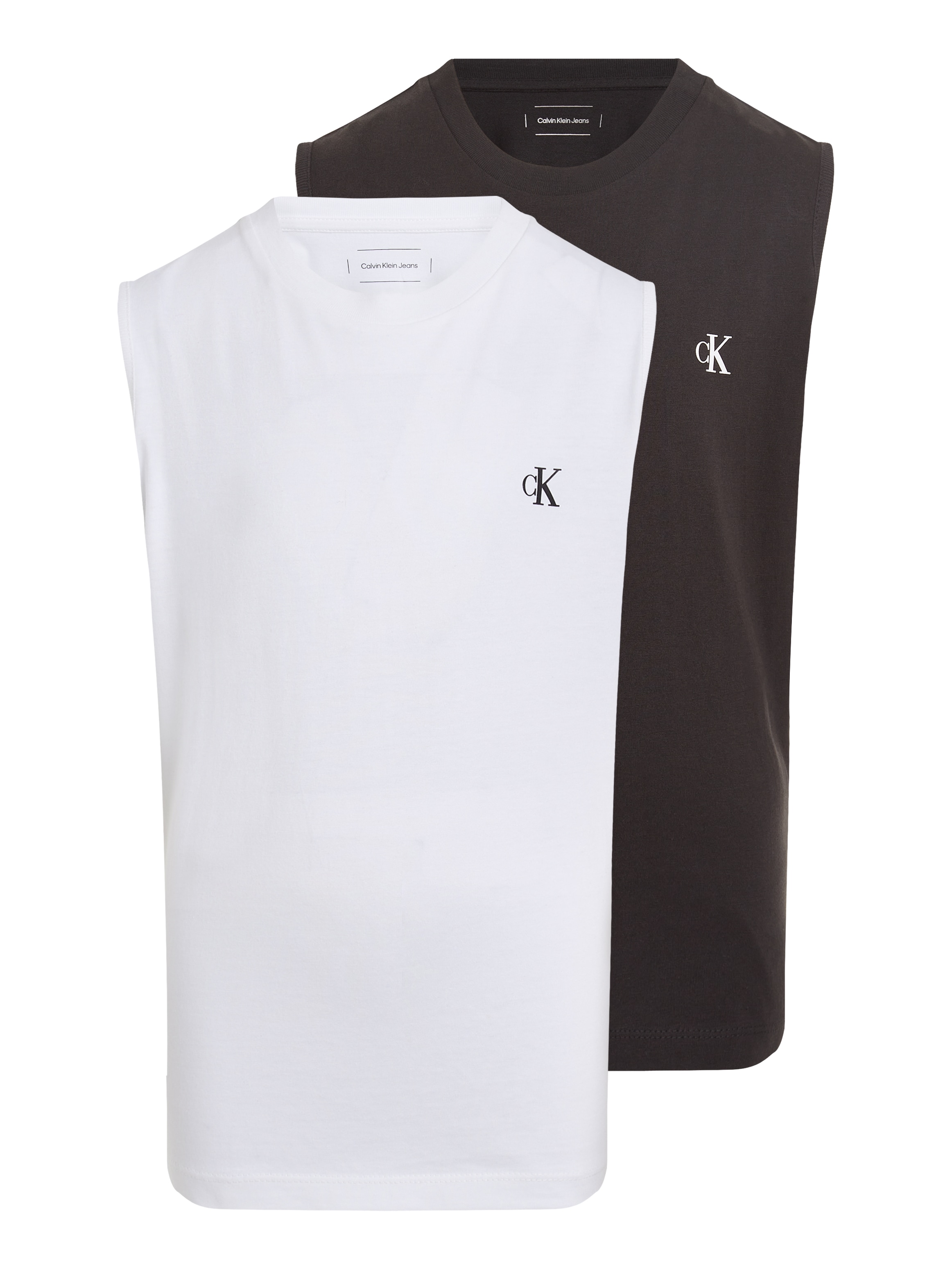 Calvin Klein Jeans T-Shirt »MONO 2-PACK SL T-SHIRTS«, mit Logodruck