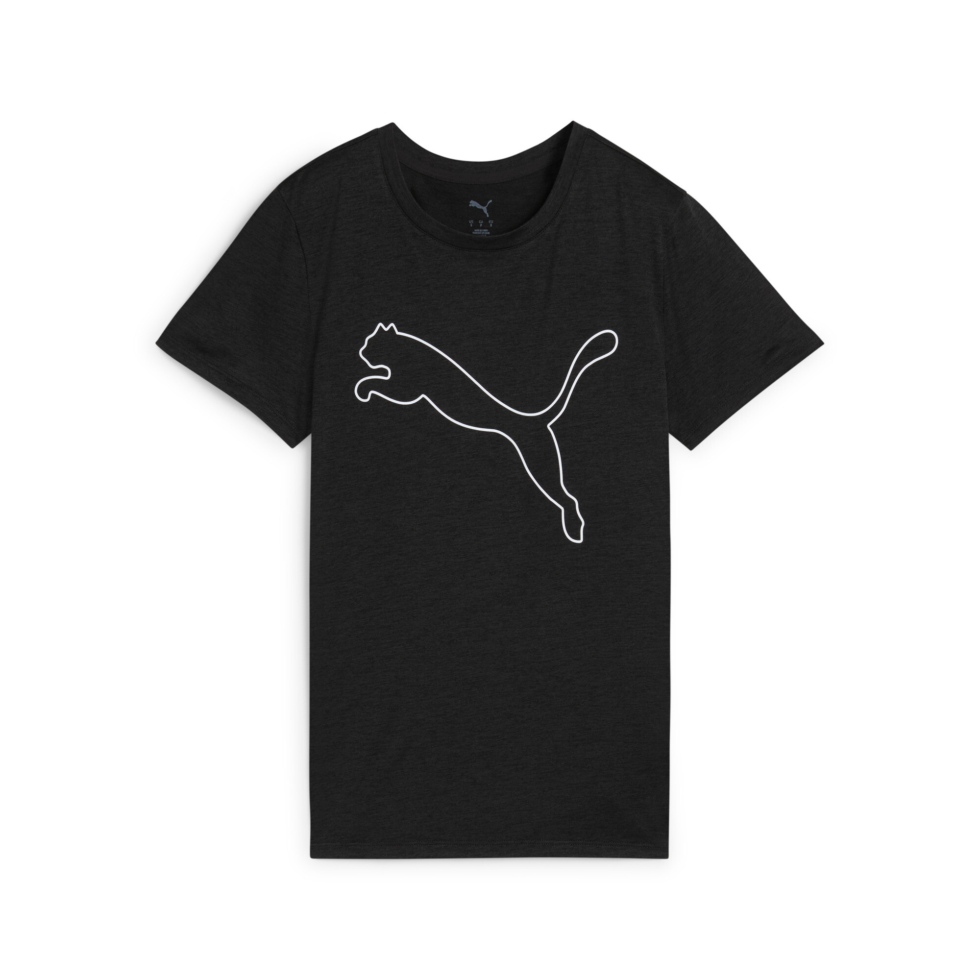 PUMA Trainingsshirt »W TAD ESSENTIAL HEATHER LOGO TEE«