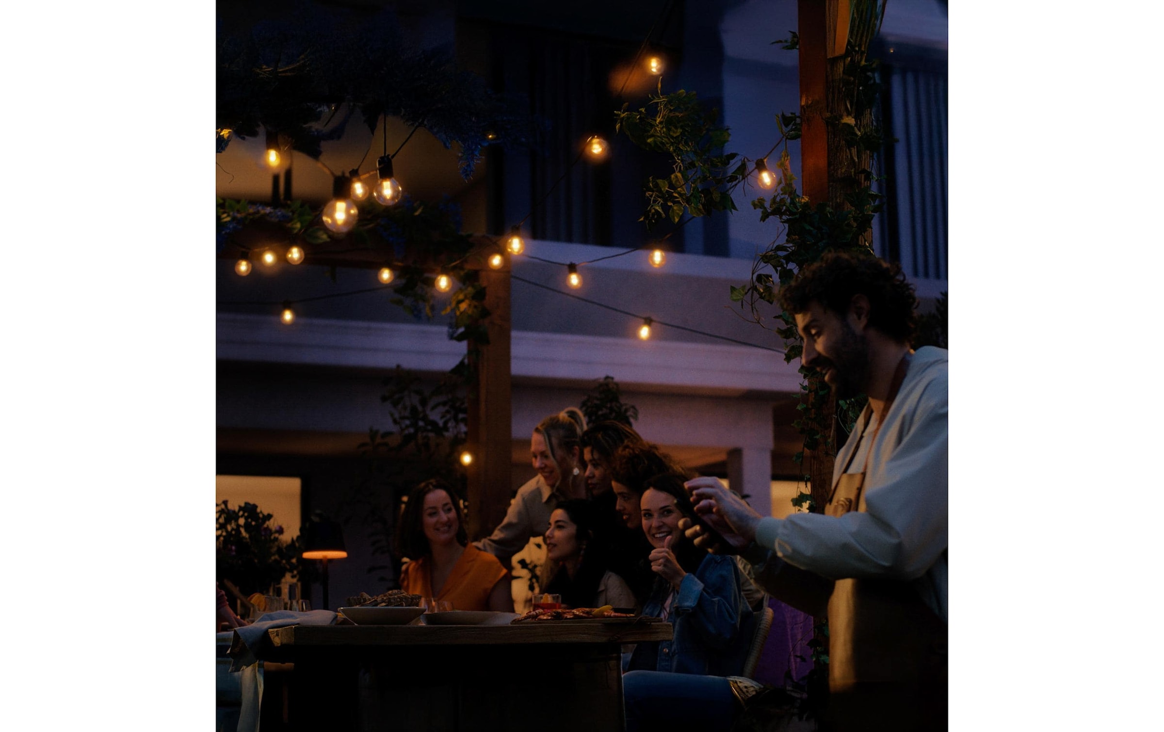 Philips Hue Guirlande lumineuse LED »Festavia Globe Outdoor 14 m CH«