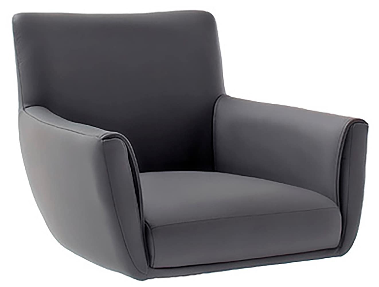 MCA furniture 4-Fussstuhl »WILSON Esszimmerstuhl, Armlehnstuhl, Polsterstuhl, modern«, (Set), 1 St., Leder, Stuhl, Armlehnenstuhl, drehbar, Taschenfederkern, belastbar 160 kg,XXL