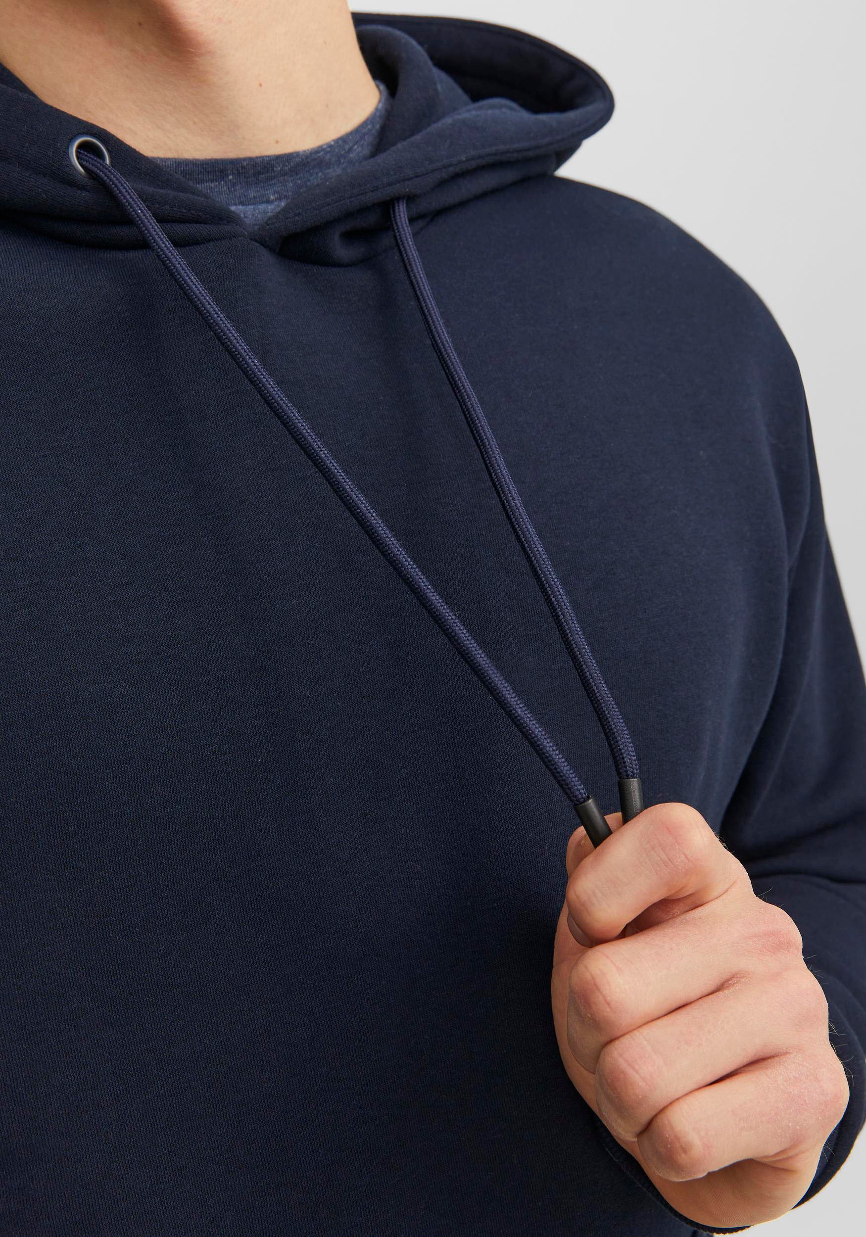 Jack & Jones Kapuzensweatshirt »JJEBRADLEY SWEAT HOOD NOOS«, mit Känguru Tasche