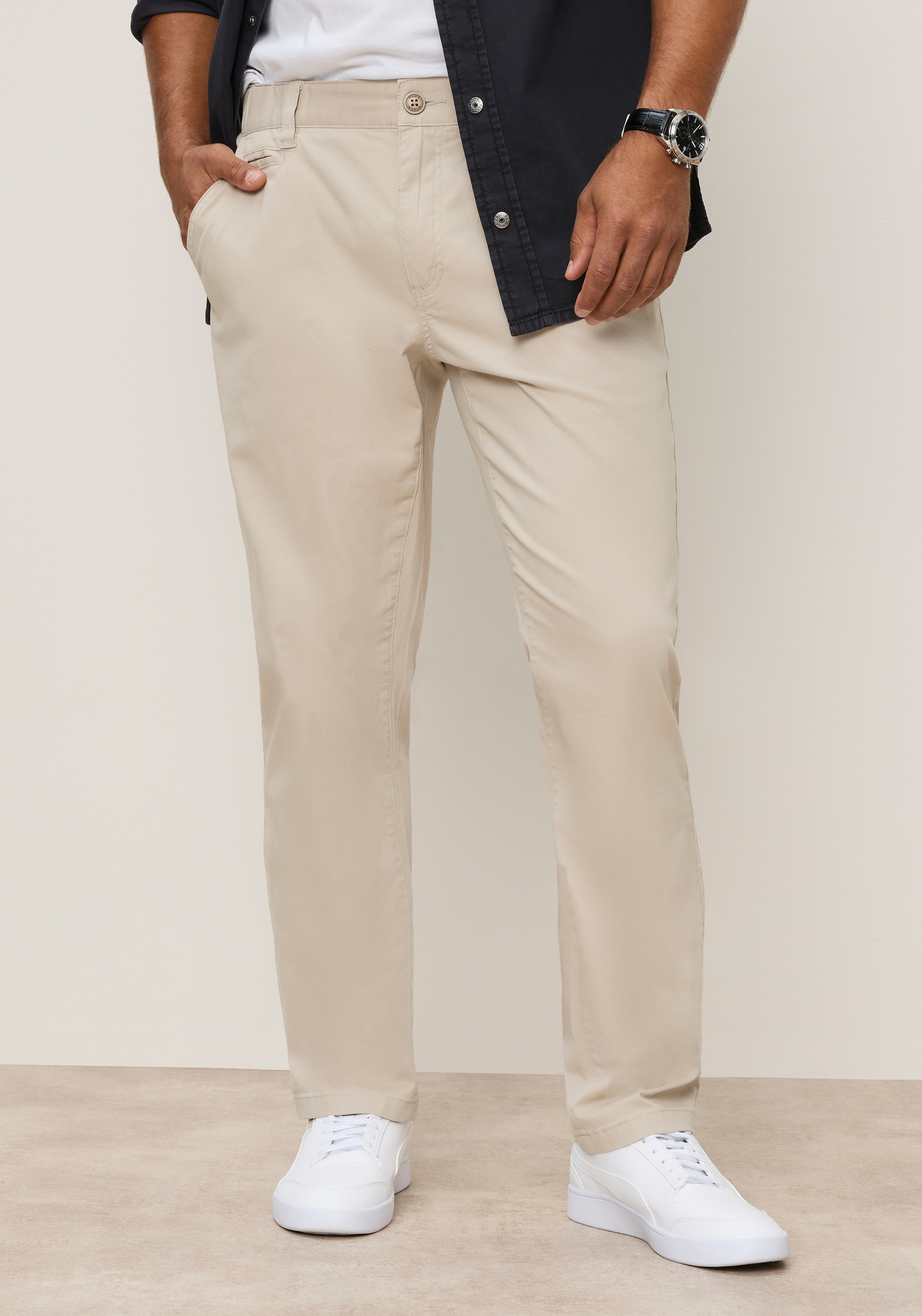Man's World Pantalon de jogging  avec coupe droite, coupe régulière, taille basse
