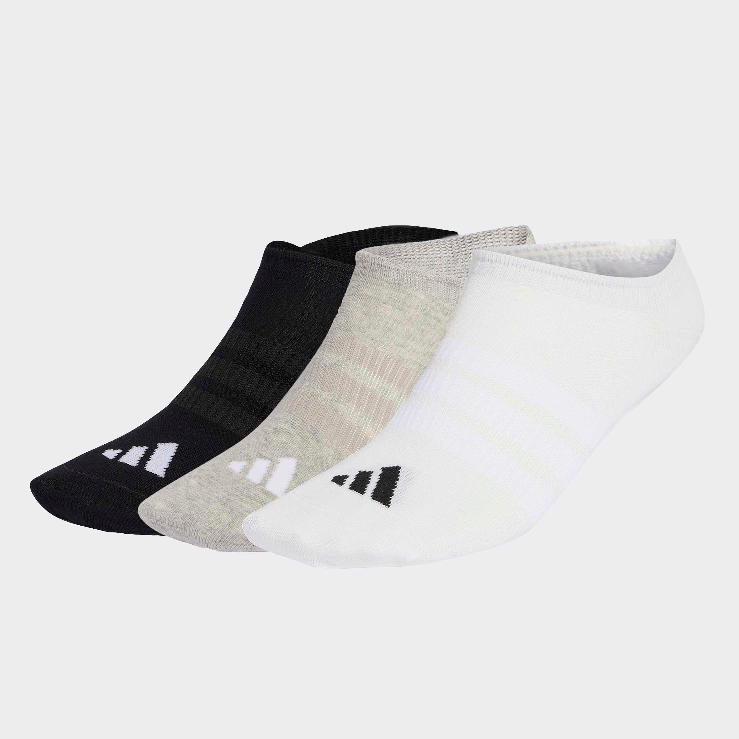 adidas Sportswear Sportsocken »THIN&LIGHT SPORTSWEAR NO-SHOW 3ER-PACK« 3 Paar tlg. für Fitness, dünne und leichte Konstruktion