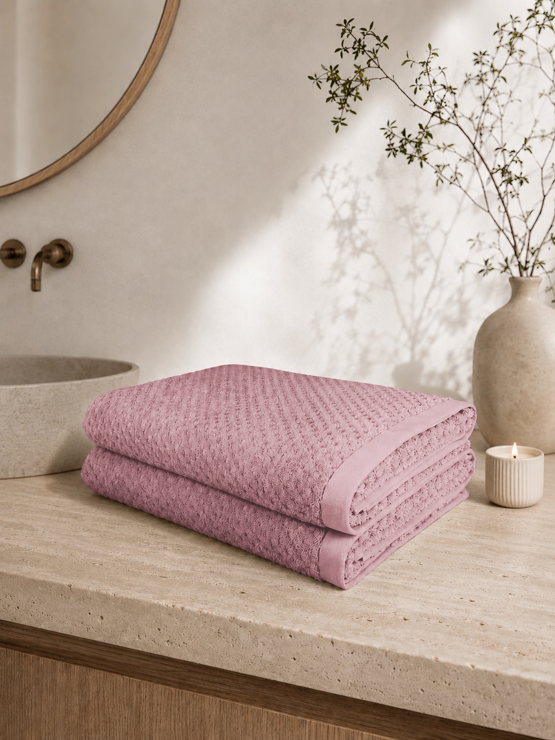 GOODproduct Serviette de sauna »Corrin, 2 Premium Saunatücher, 500 gr/m², 90x180cm« 100% coton, 500 gr/m², structuré, doux, garantie 5 ans