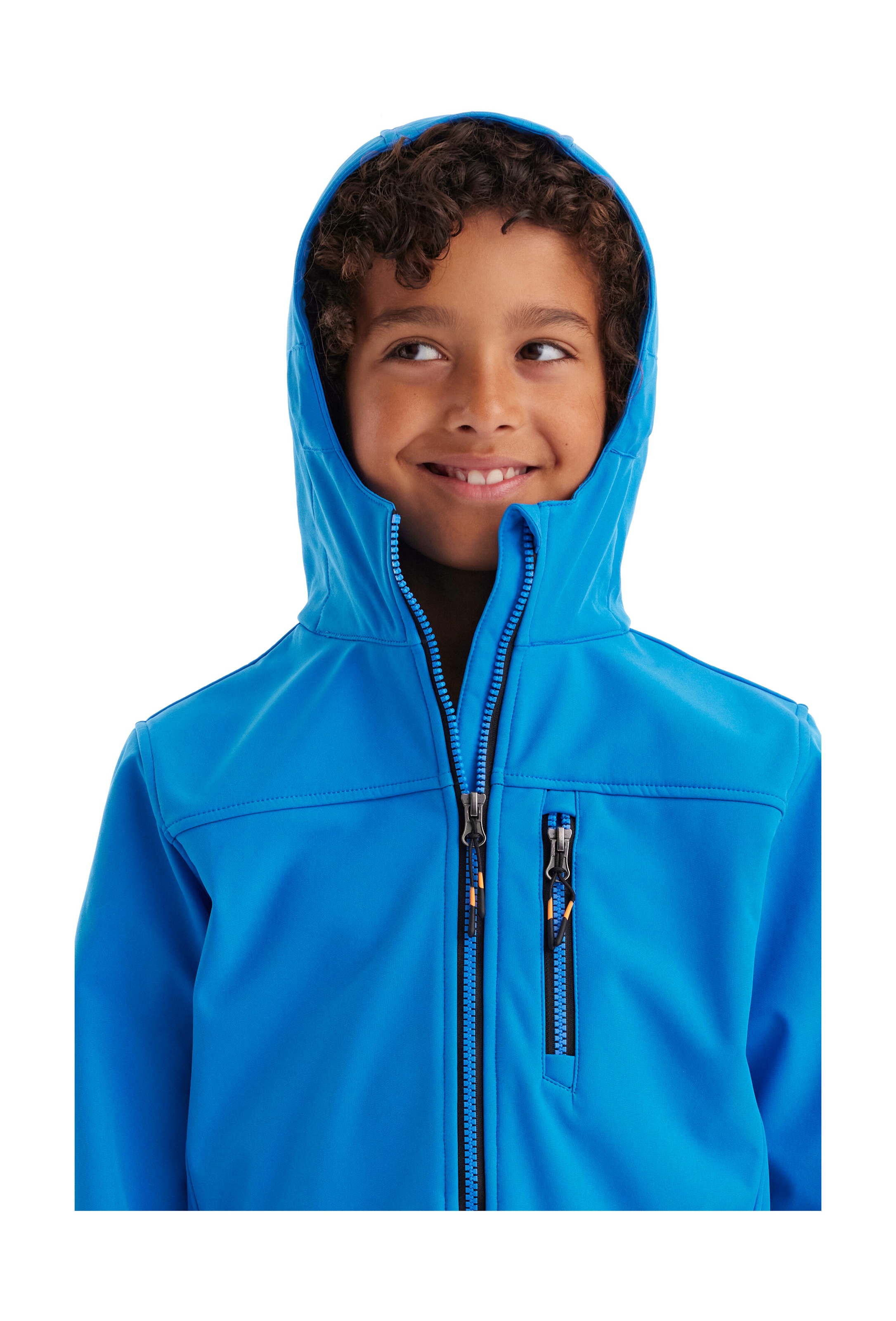 Killtec Softshelljacke »Jungen Softshelljacke«, Wasserabweisende Softshelljacke mit Fleece und verstellbaren Details