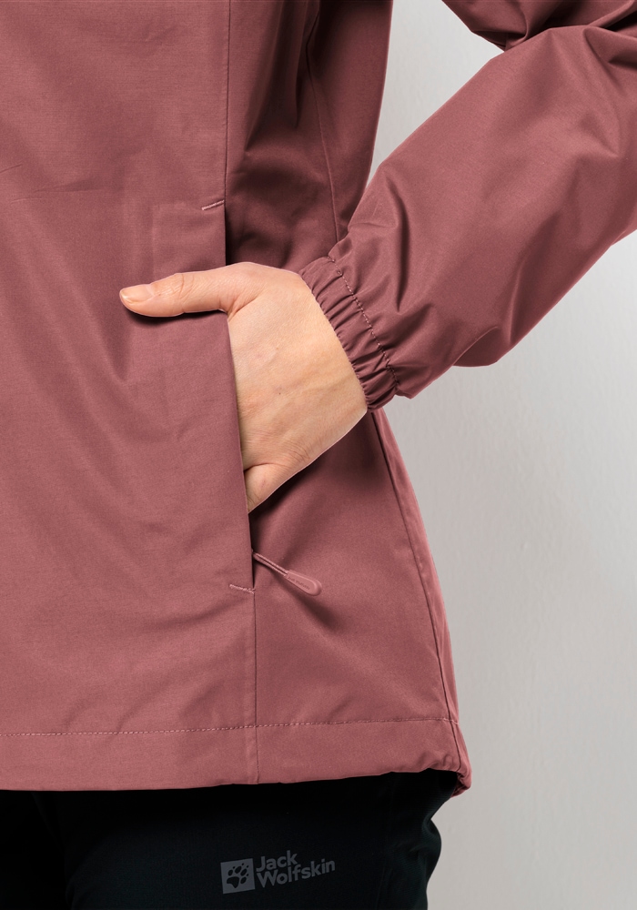 Jack Wolfskin Outdoorjacke »STORMY POINT 2L JKT W« mit Kapuze