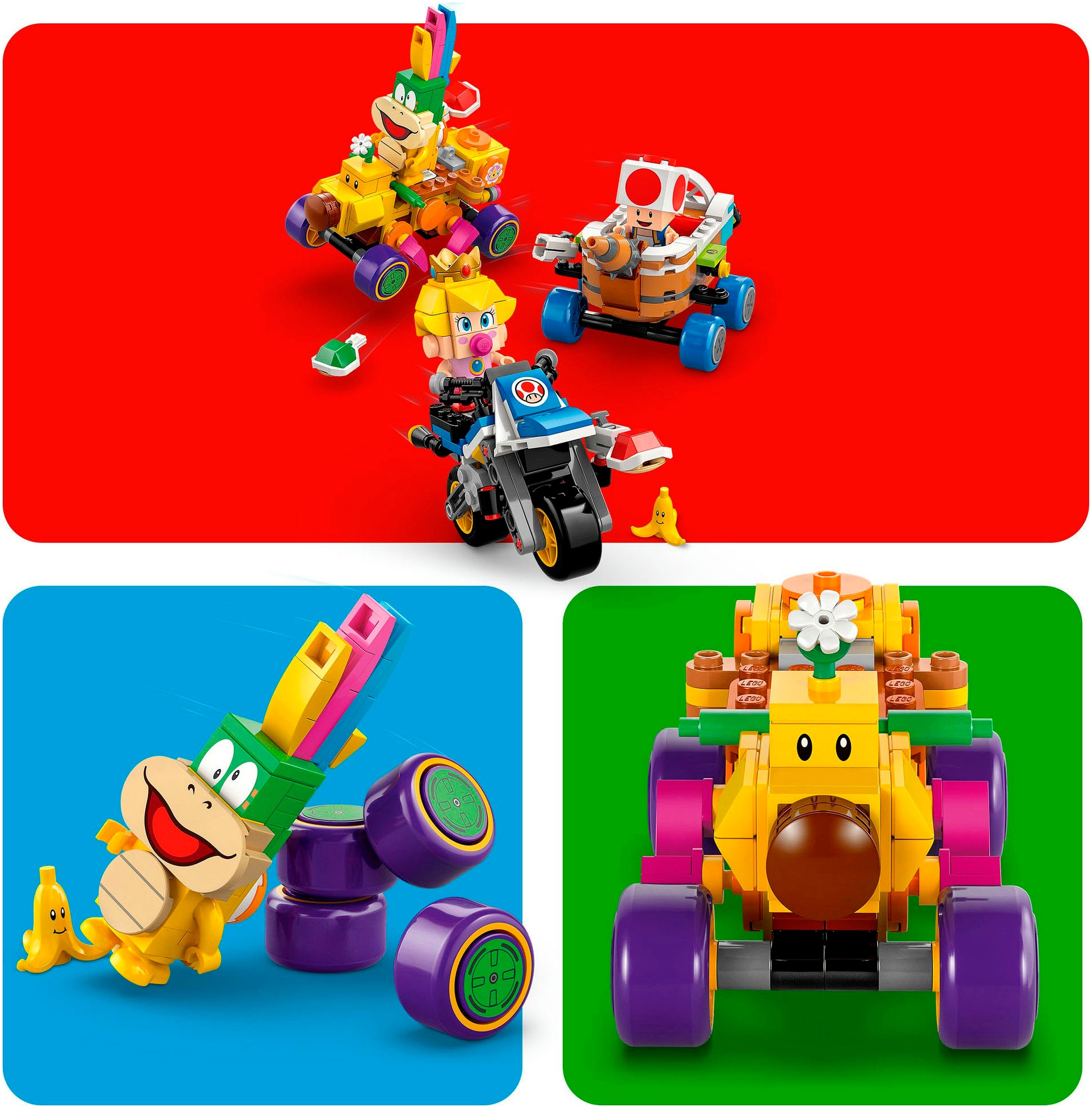 LEGO® Pions de construction »Mario Kart™ – Baby Peach & Grand Prix–Set (72036), LEGO Super Mario« Made in Europe