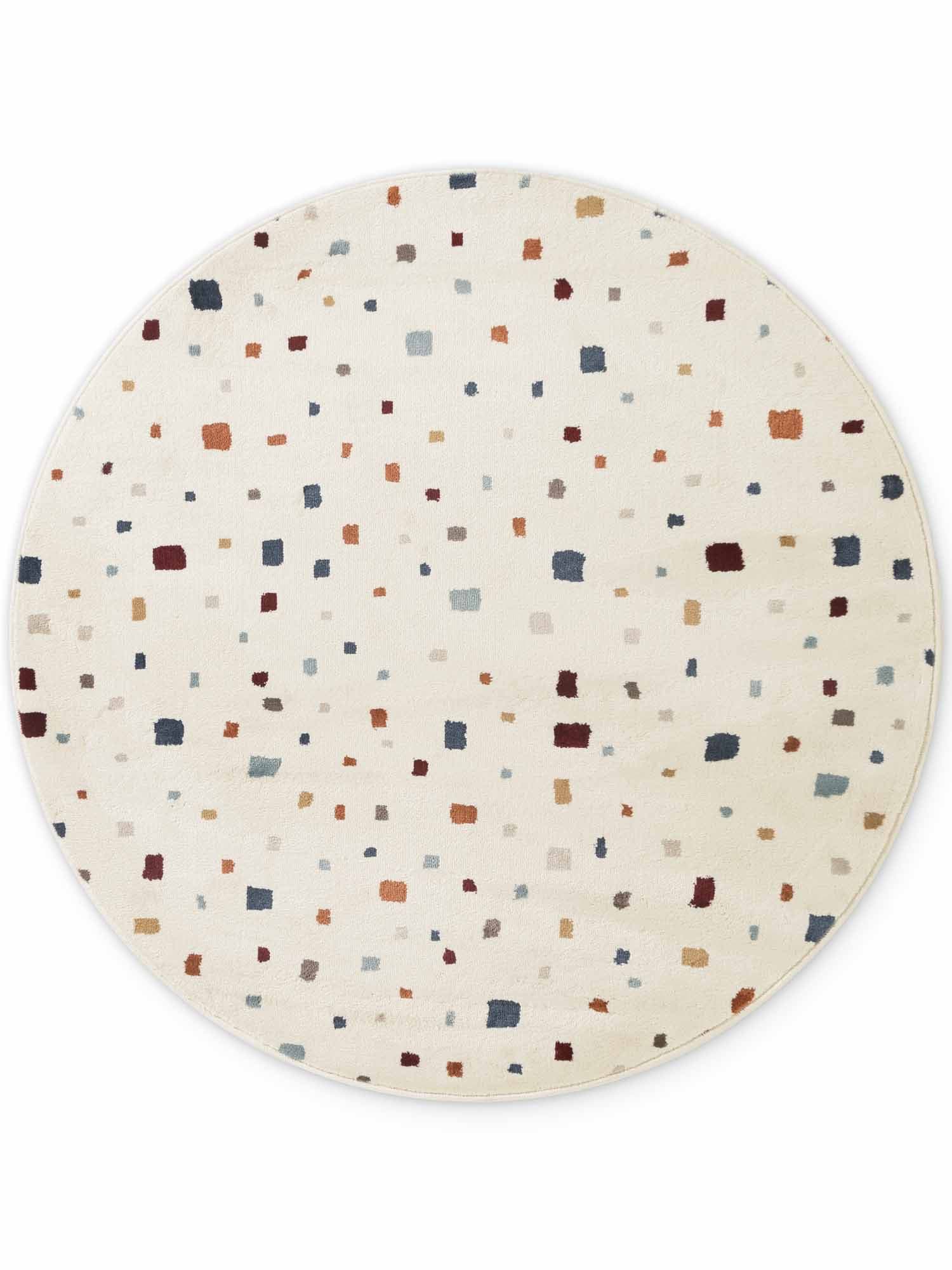 HANSE Home Kinderteppich »Funny Squares« rund 10 mm Höhe Pflegeleicht, Weich, Kinderzimmer, Spielteppich, Spielunterlage